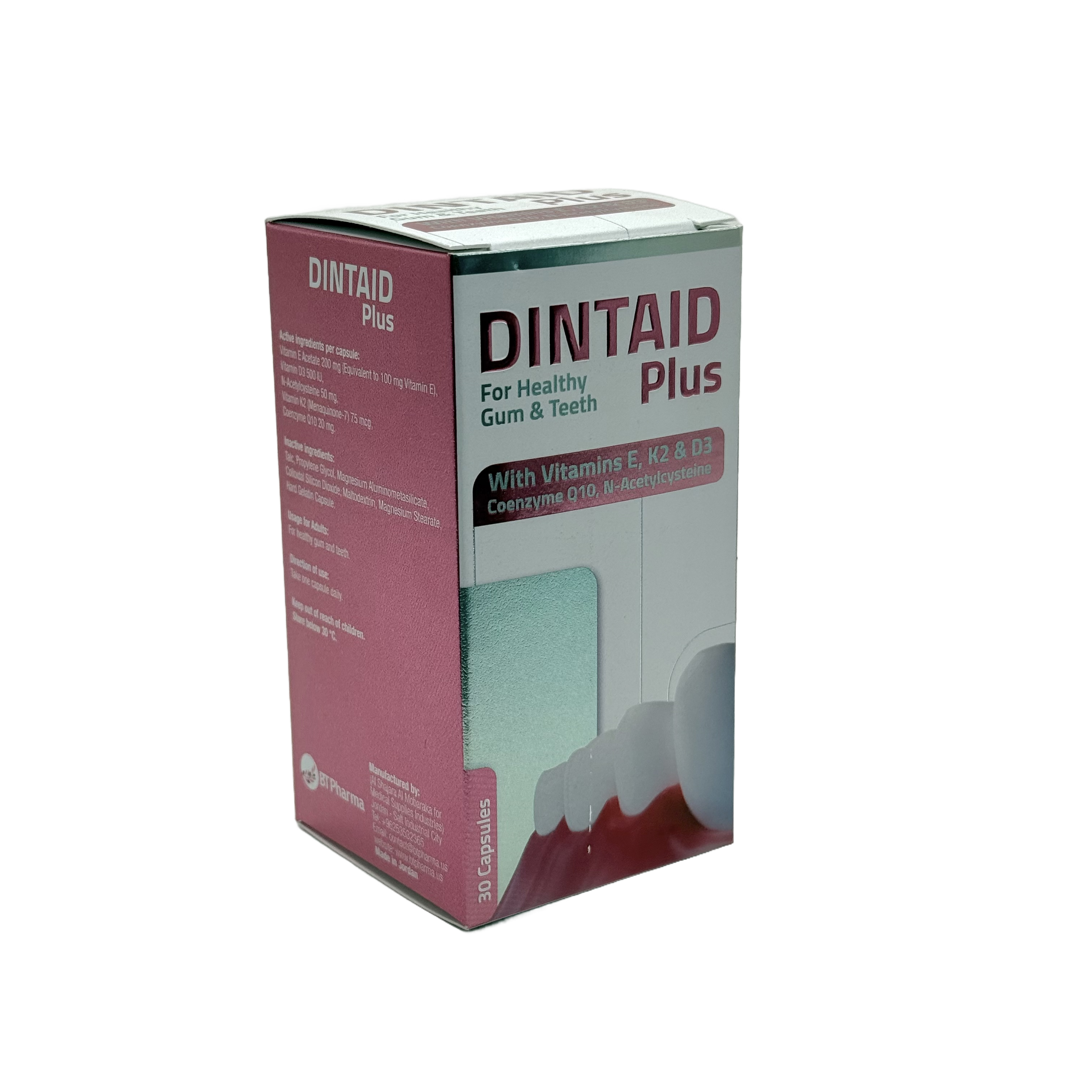 Dintaid Plus 30 Capsules - دينتايد بلس 30 كبسولة