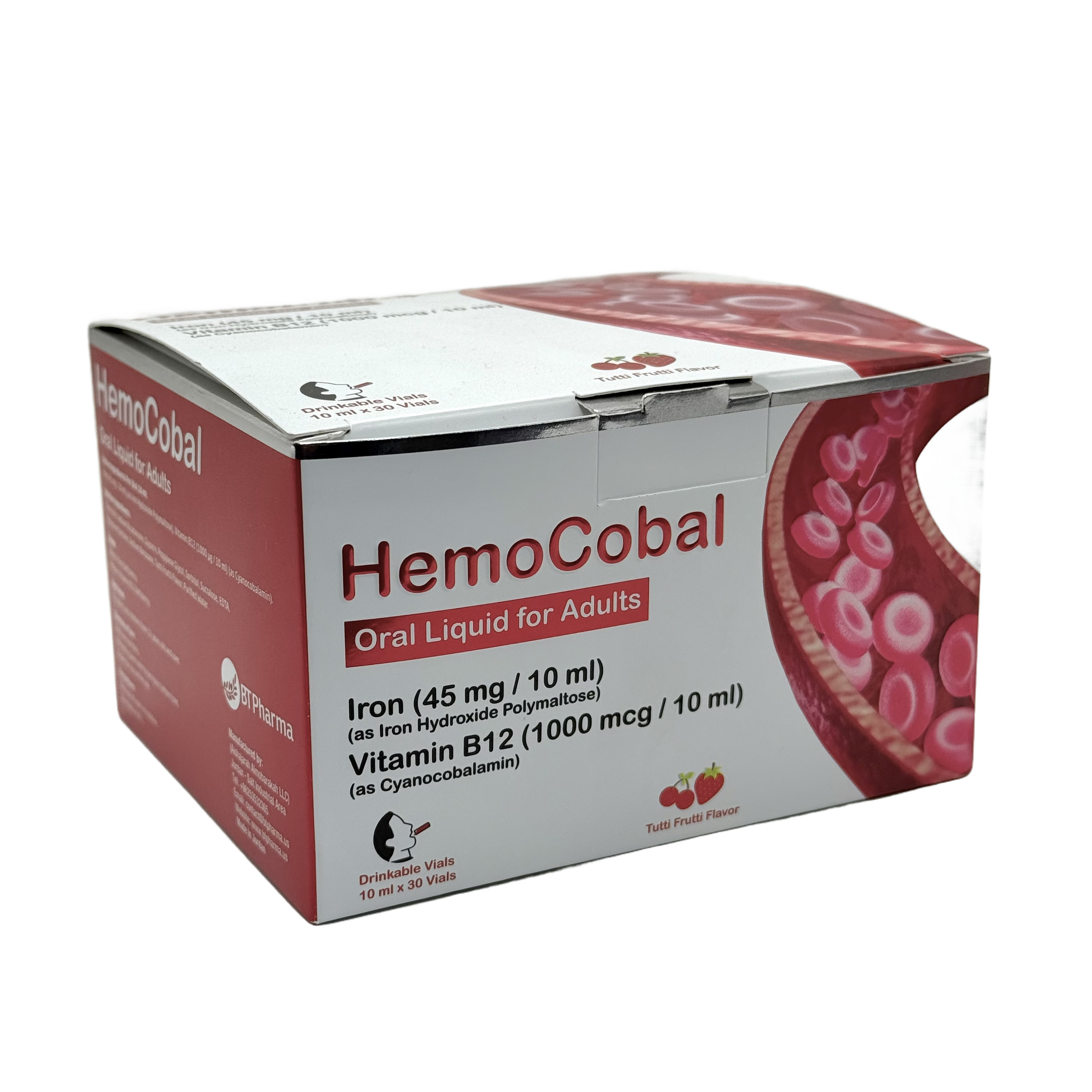 Hemocobal Oral Liquid 30 Vials 10ml - هيموكوبال محلول فموي 30 فيال 10 مل