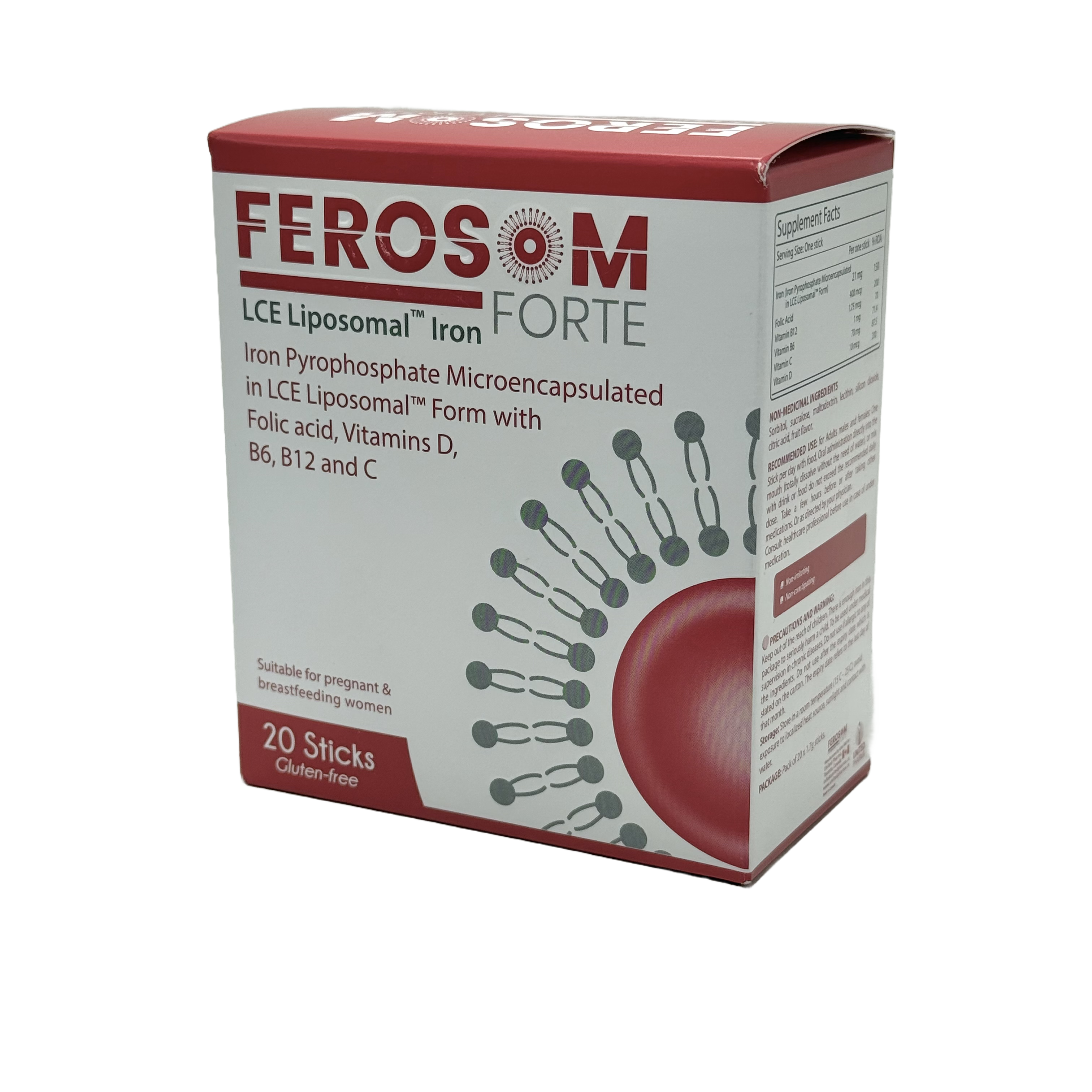 Ferosom Forte 20 Sticks - فيروسوم فورت 20 كيس
