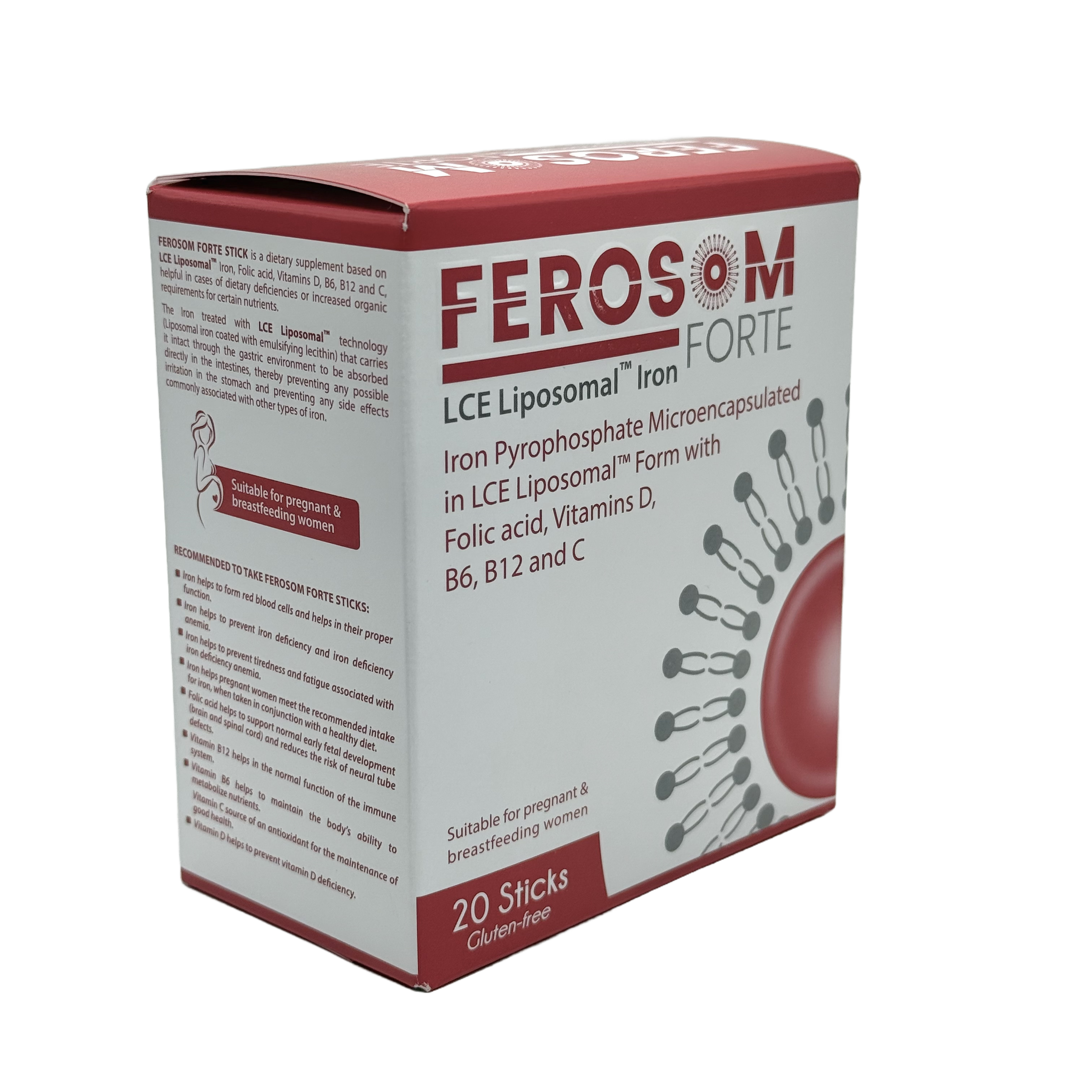 Ferosom Forte 20 Sticks - فيروسوم فورت 20 كيس