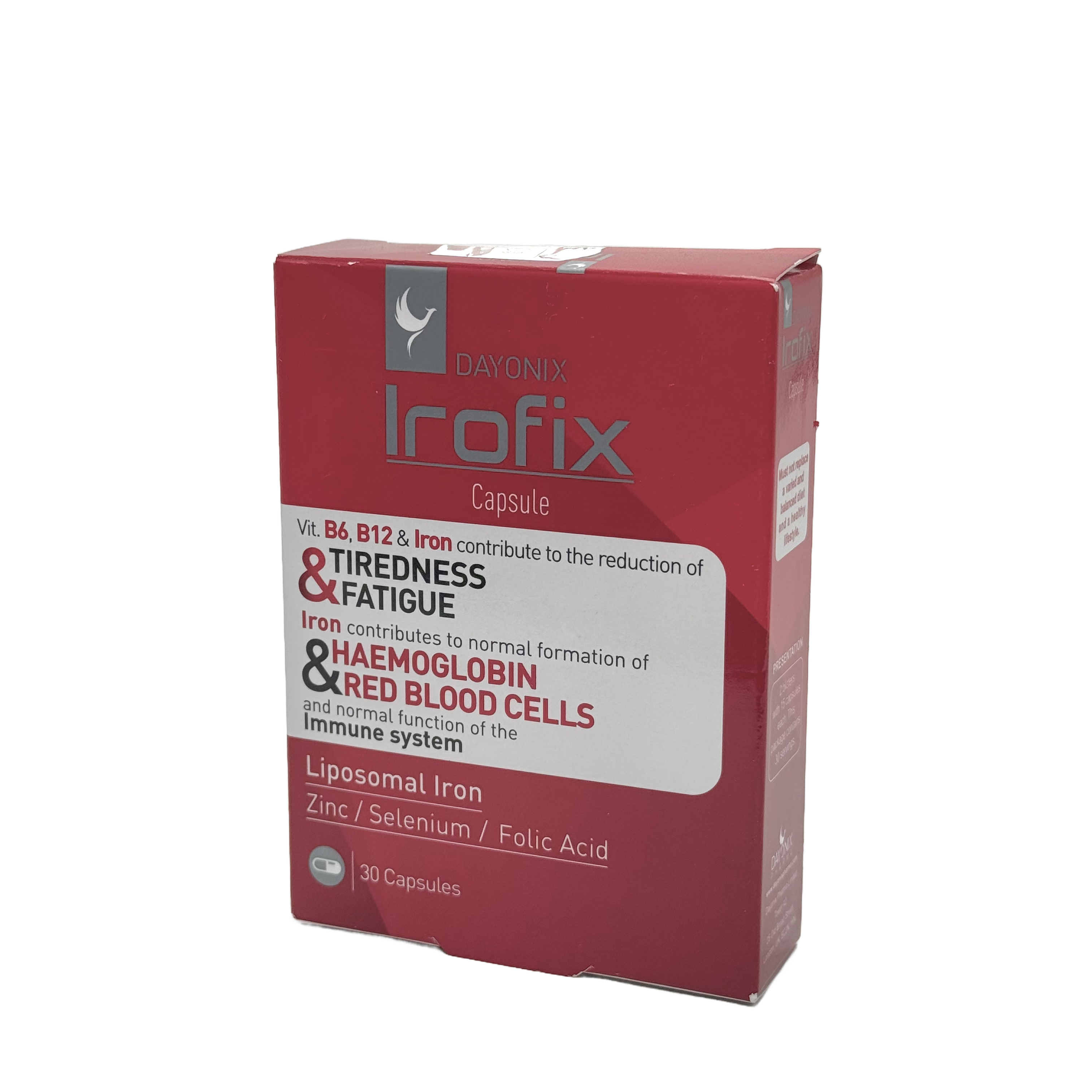 Irofix 20mg 30 Capsules - ايروفيكس 20 ملغ 30 كبسولة