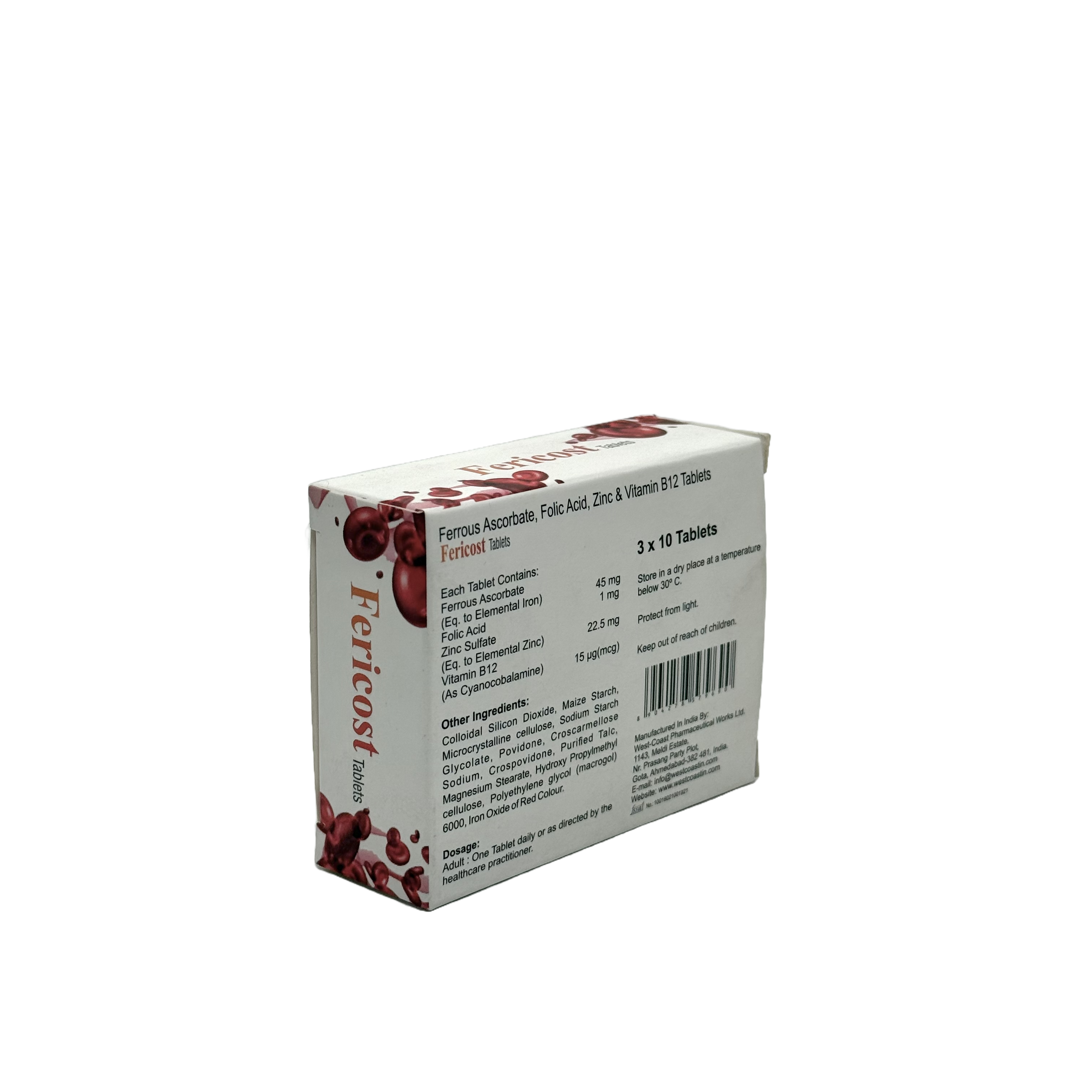 Fericost 45mg 30 Tablets - فيريكوست 45 ملغ 30 قرص