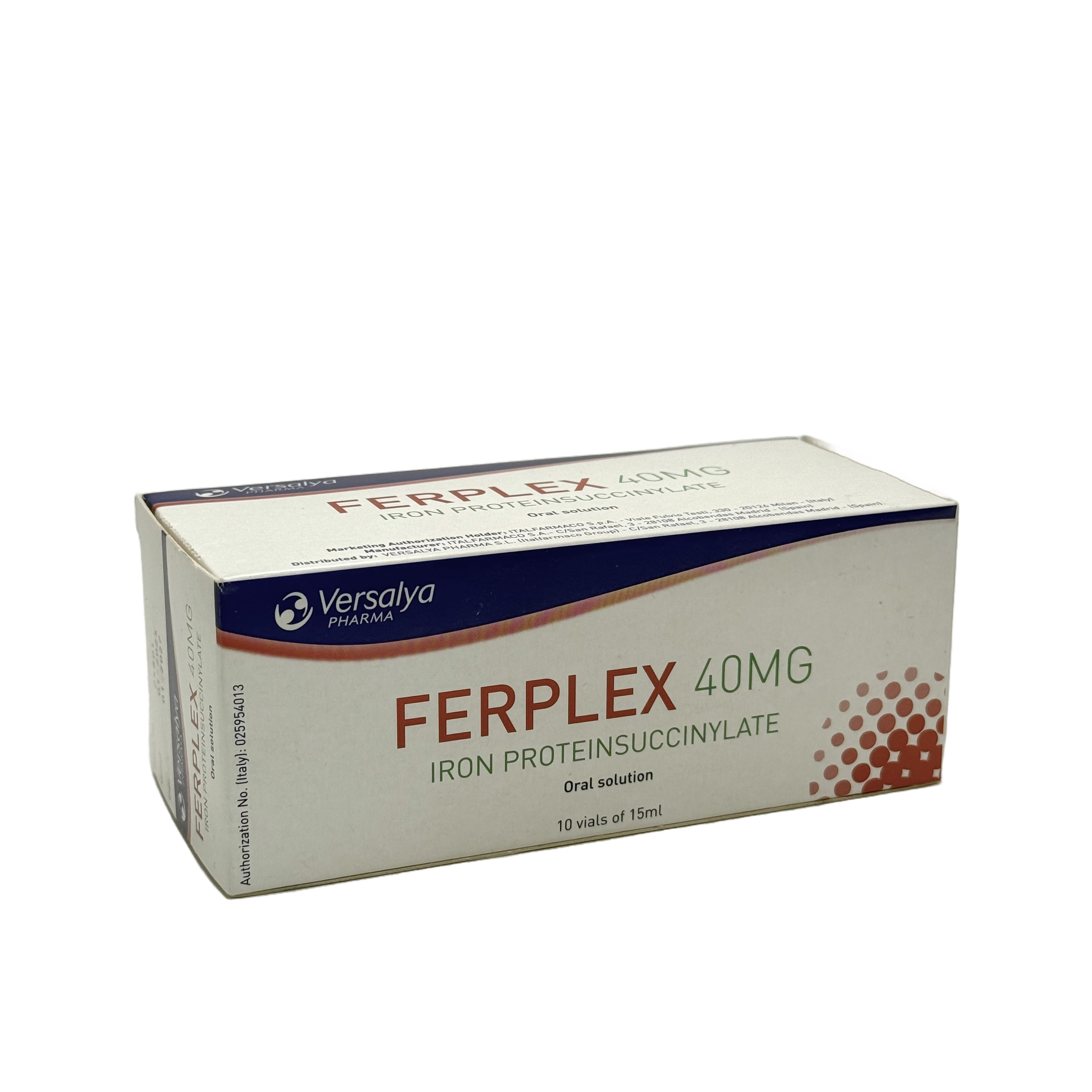 Ferplex 40mg 10 Ampules - فيربلكس 40 ملغ 10 أمبولات