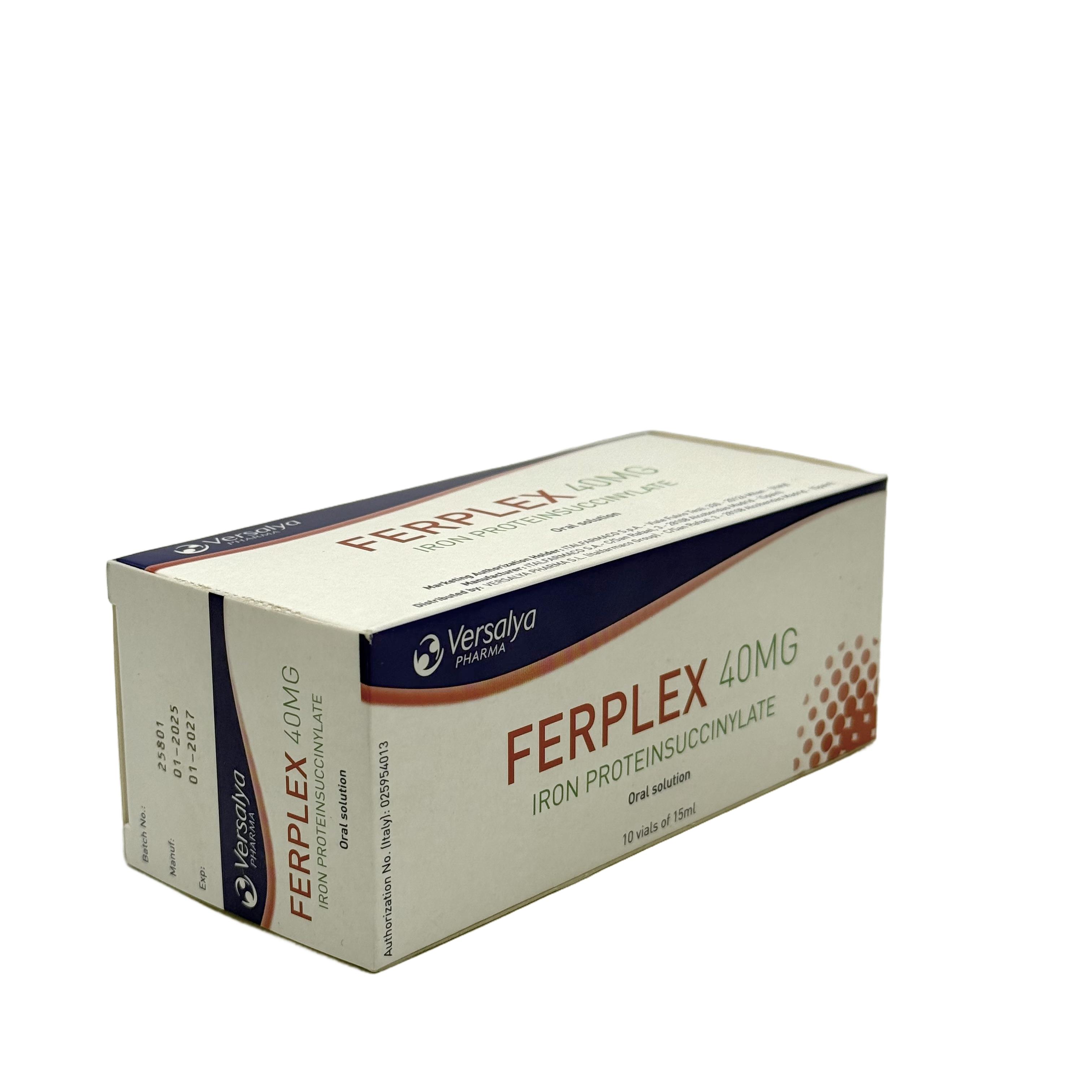 Ferplex 40mg 10 Ampules - فيربلكس 40 ملغ 10 أمبولات