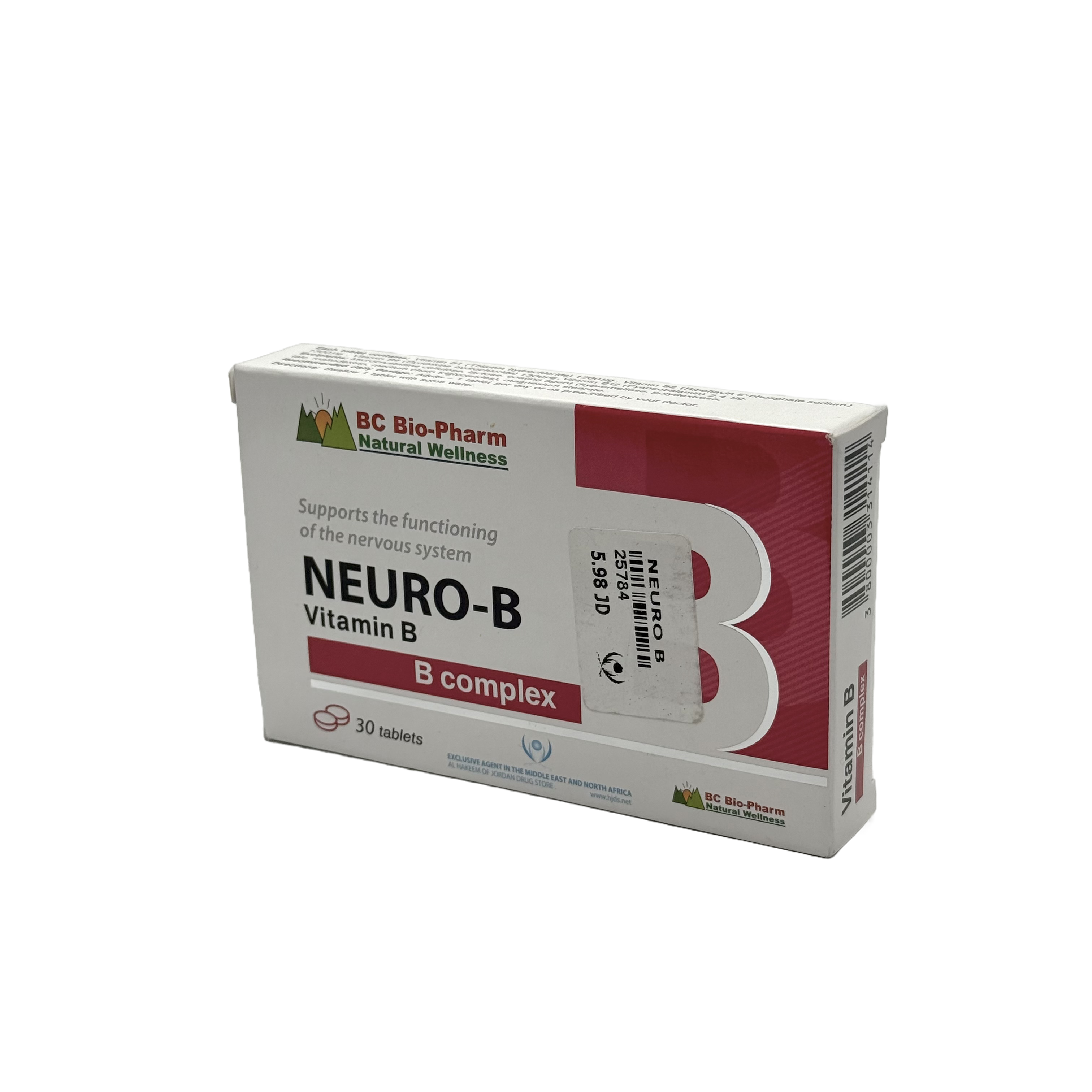 Bio-Pharm Neuro-B 30 Tablets - بايو فارم نيورو-بي 30 قرص