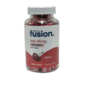 Bariatric Fusion Iron + Vitamin C 60 Soft Chewable Tablets – Cherry - بارياتريك فيوجن حديد + فيتامين سي 60 قرص مضغ بنكهة الكرز