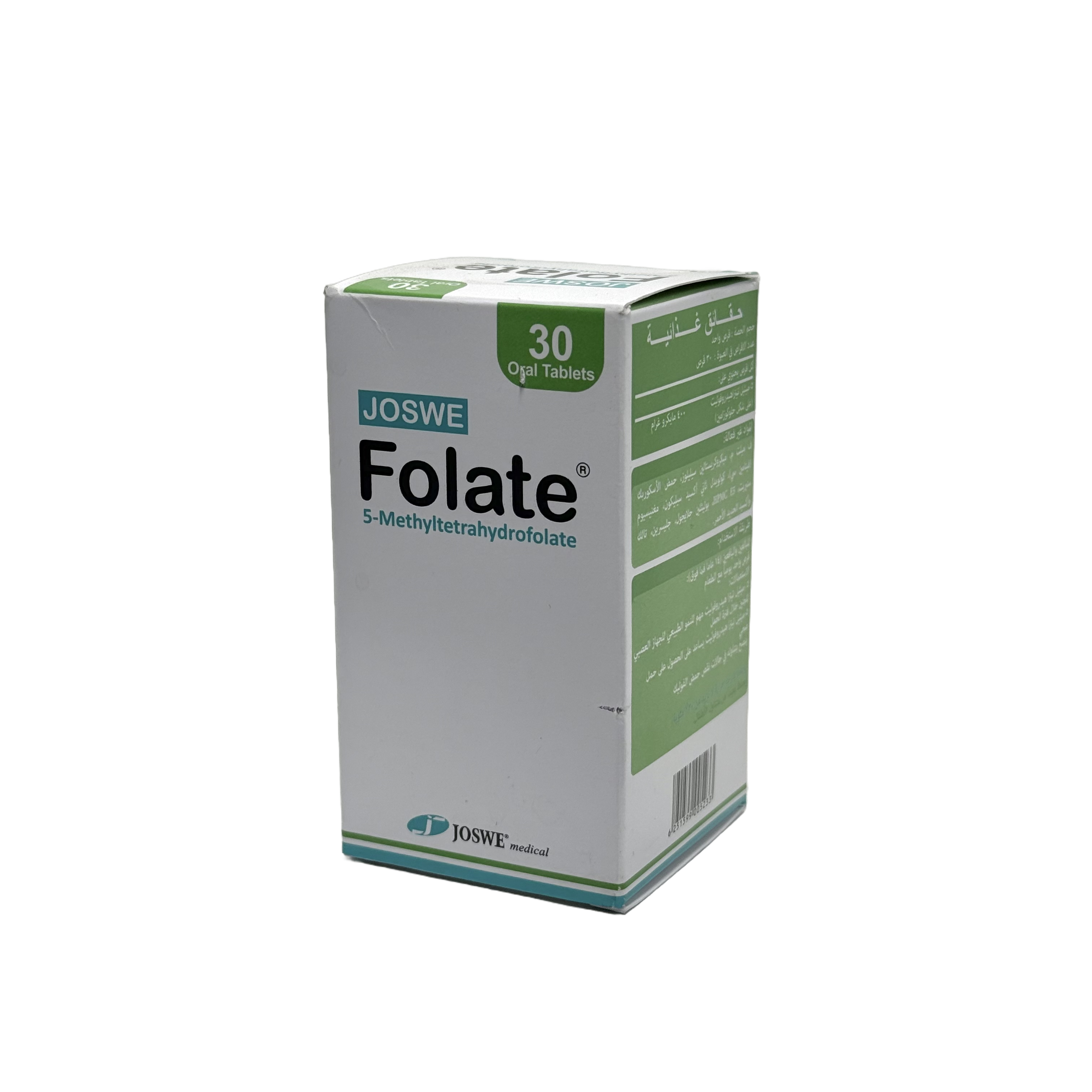 Joswe Folate 30 Tablets - جوسوي فولات 30 قرص