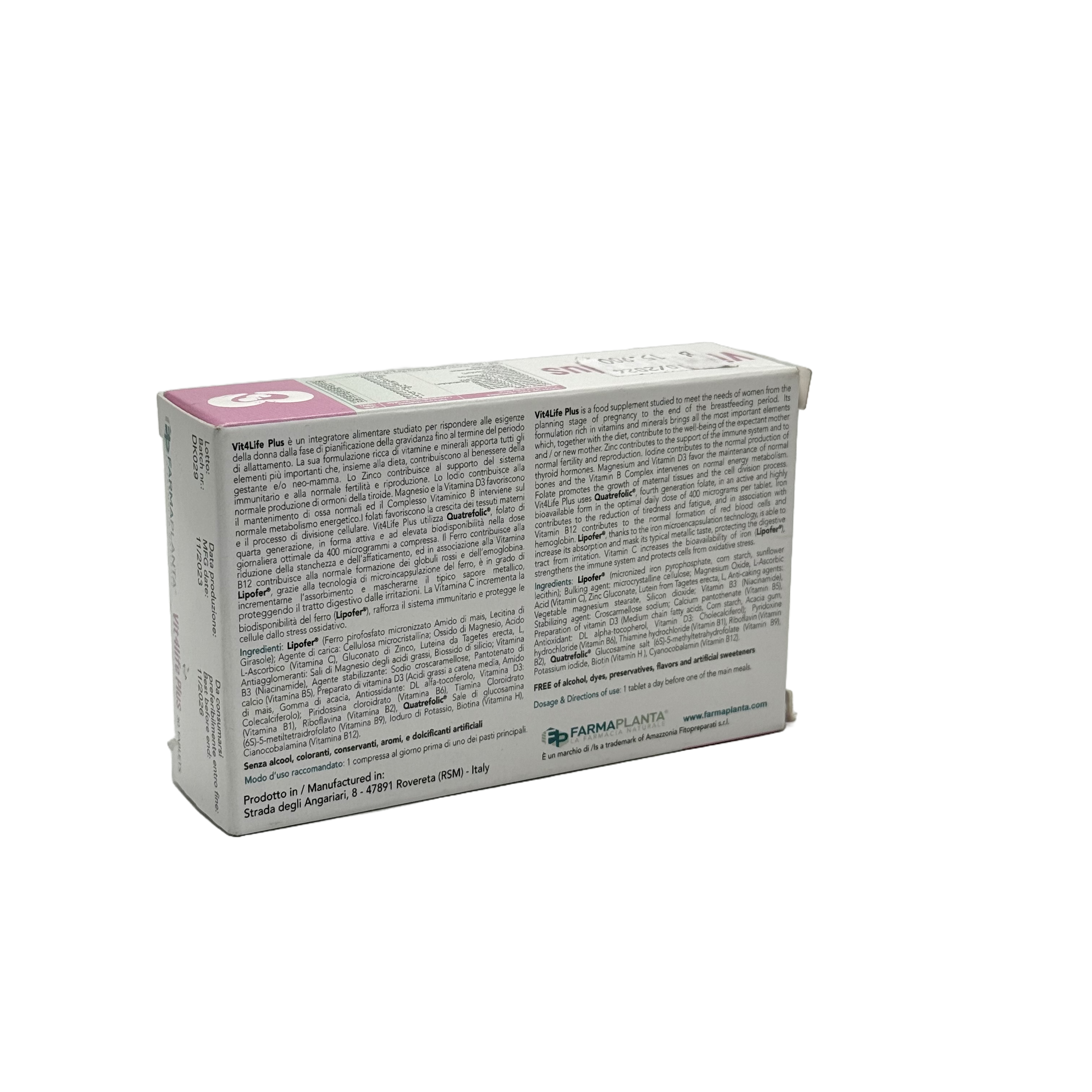 Vit 4 Life Plus 30 Tablets - فيت 4 لايف بلس 30 قرص