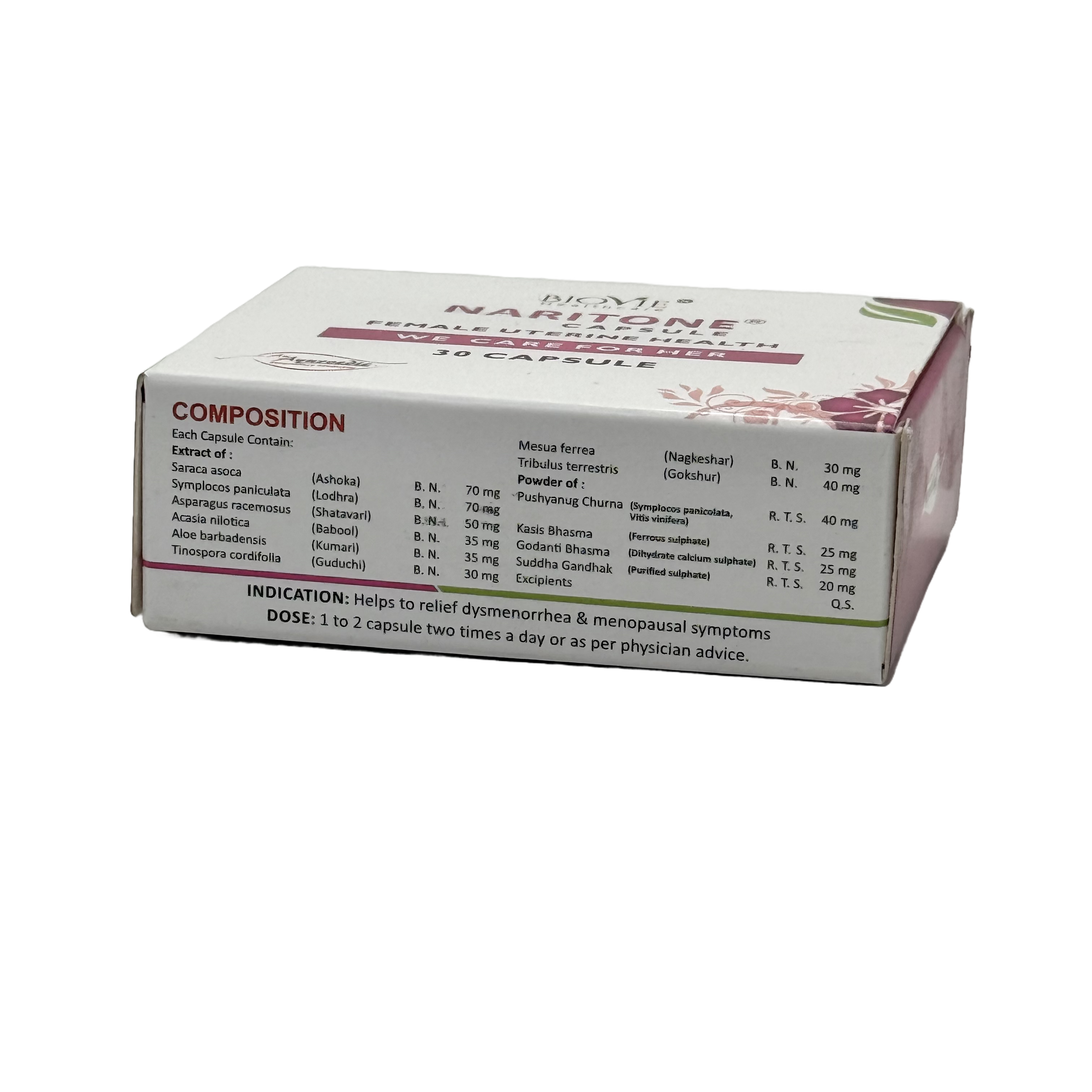 Biovie Naritone 30 Capsules - بيوفي ناريتون 30 كبسولة