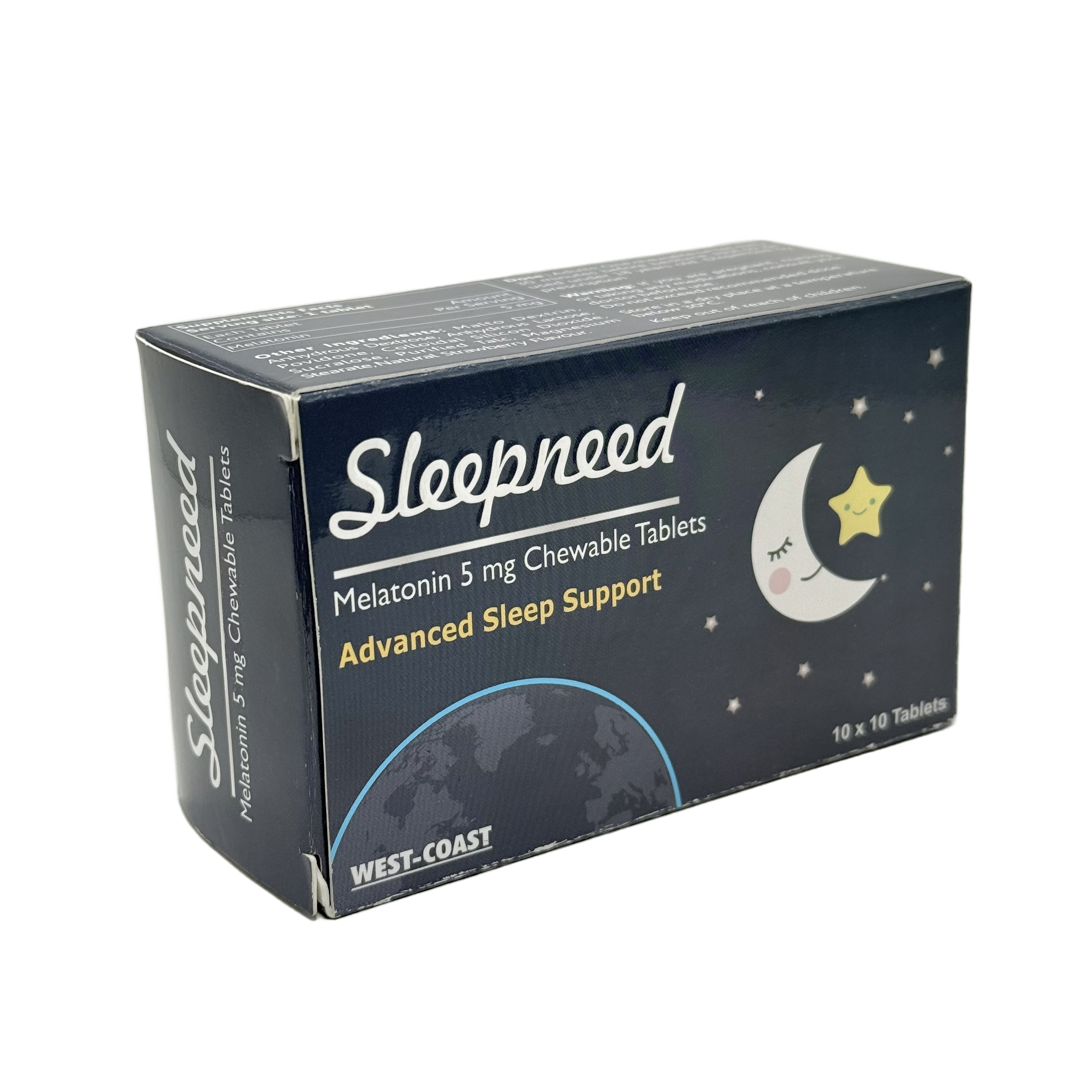 SLEEPNEED Melatonin 5mg 100 Tablets سليب نيد ميلاتونين 5 ملغ 100 قرص