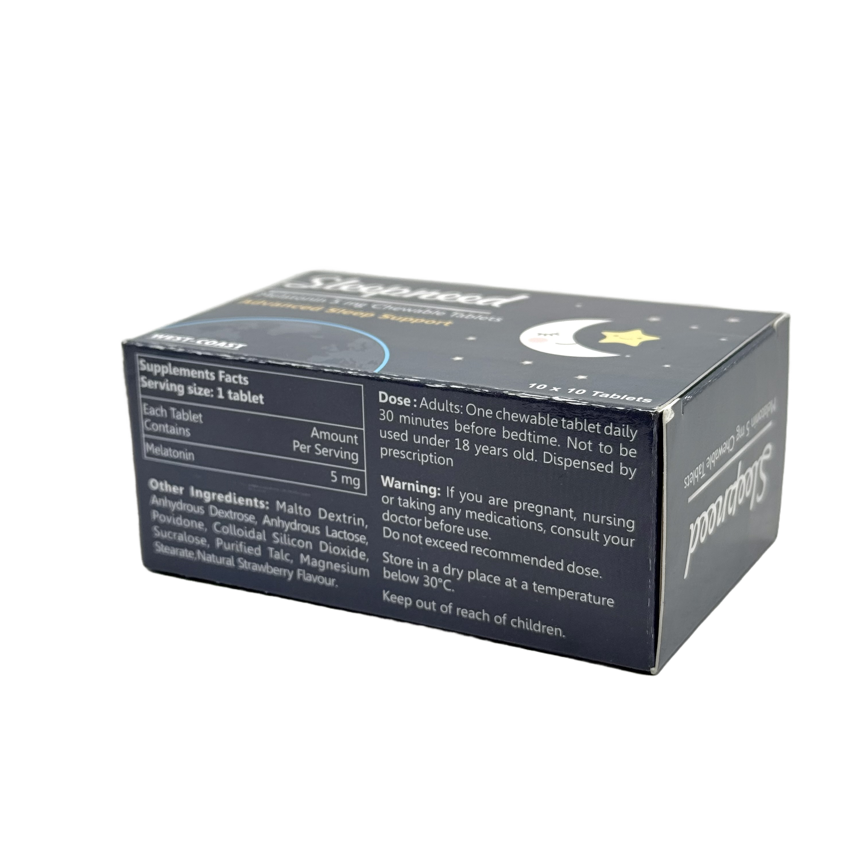 SLEEPNEED Melatonin 5mg 100 Tablets سليب نيد ميلاتونين 5 ملغ 100 قرص