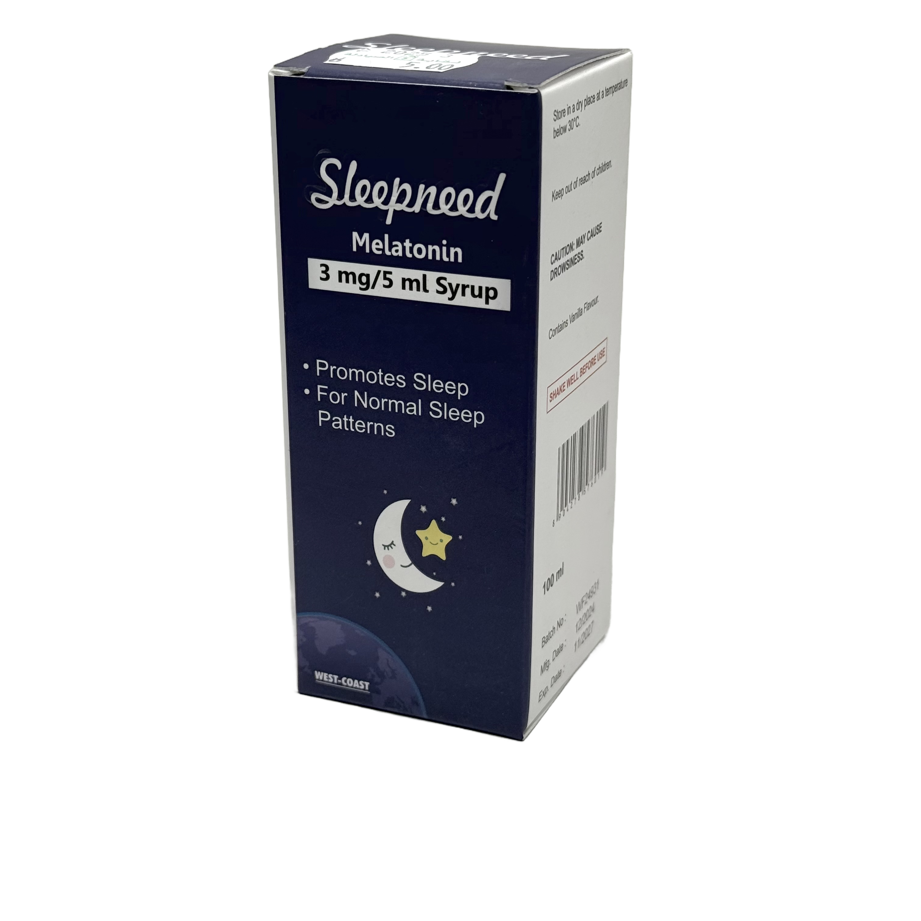 SLEEPNEED Melatonin 3mg 100ml - سليب نيد ميلاتونين 3 ملغم 100 مل