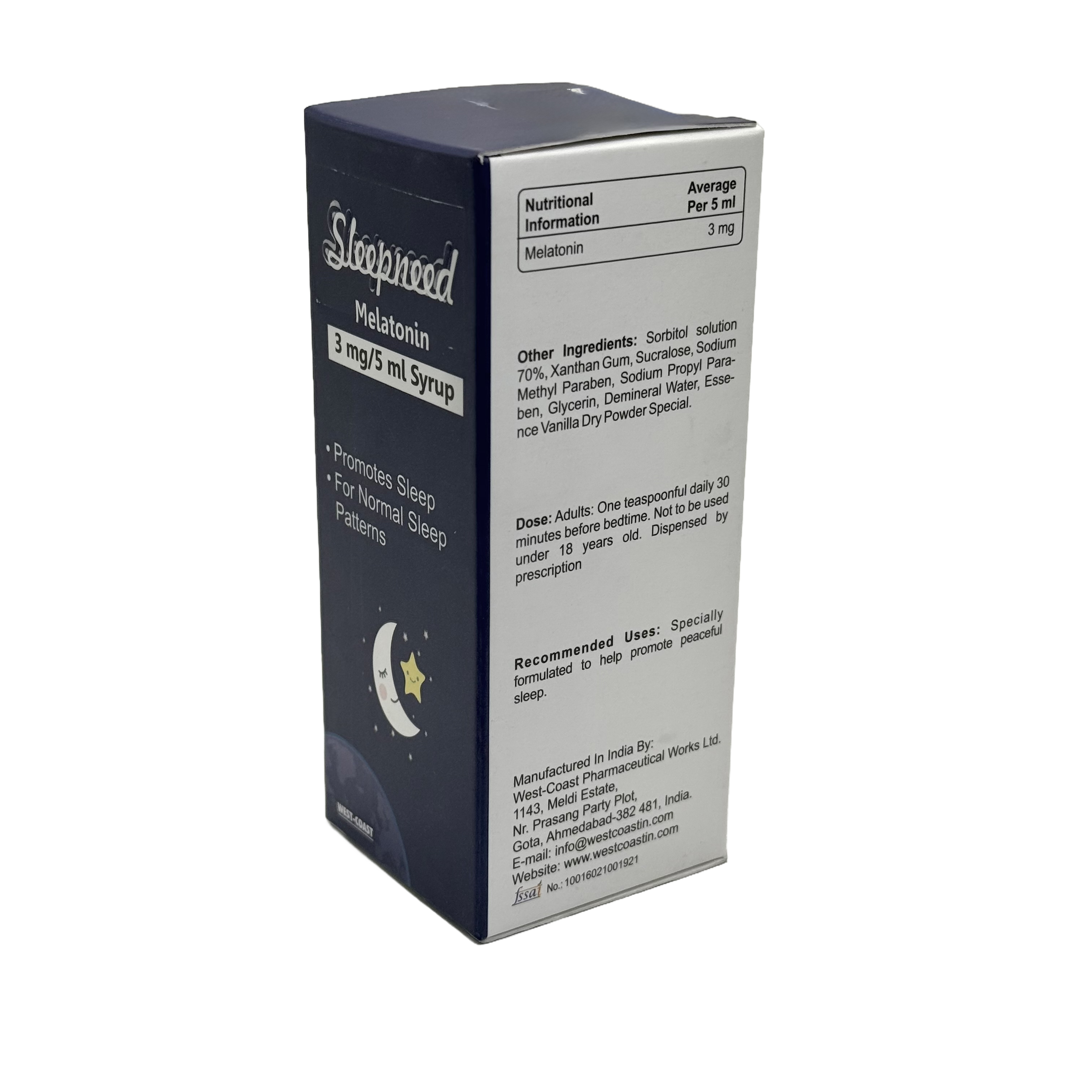 SLEEPNEED Melatonin 3mg 100ml - سليب نيد ميلاتونين 3 ملغم 100 مل