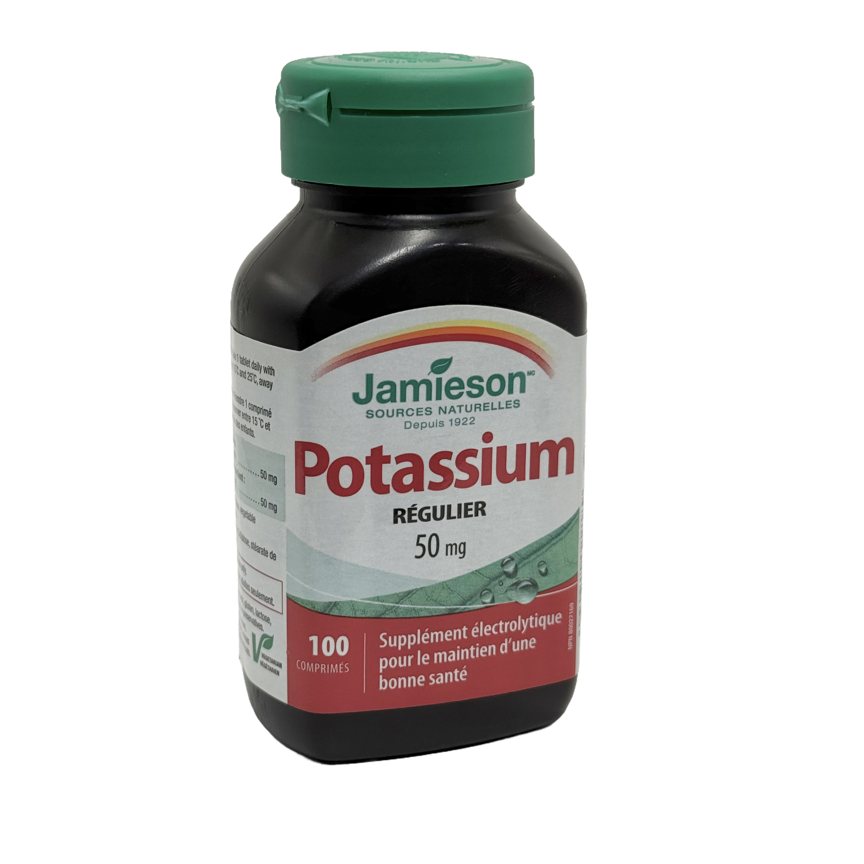 Jamieson Potassium 50mg 100 Tablets - جاميسون بوتاسيوم 50 ملغ 100 قرص