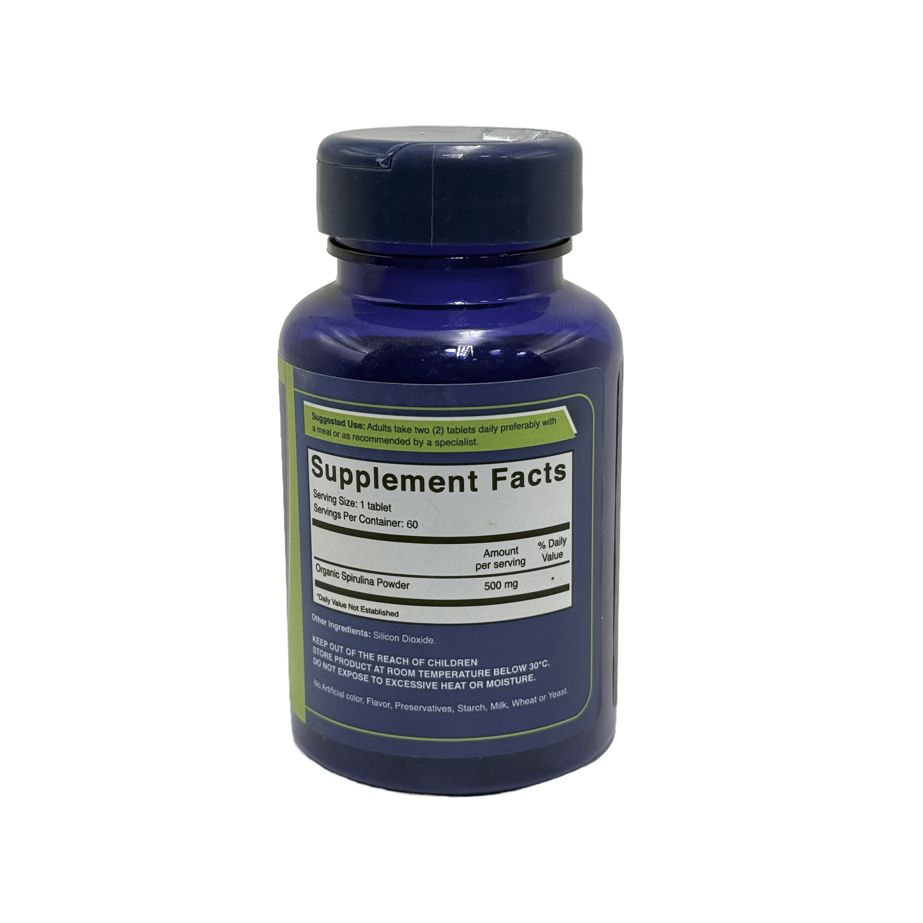 ASTRA Spirulina 500mg 60 Tablets  - أسترا سبيرولينا 500 ملغ 60 قرص