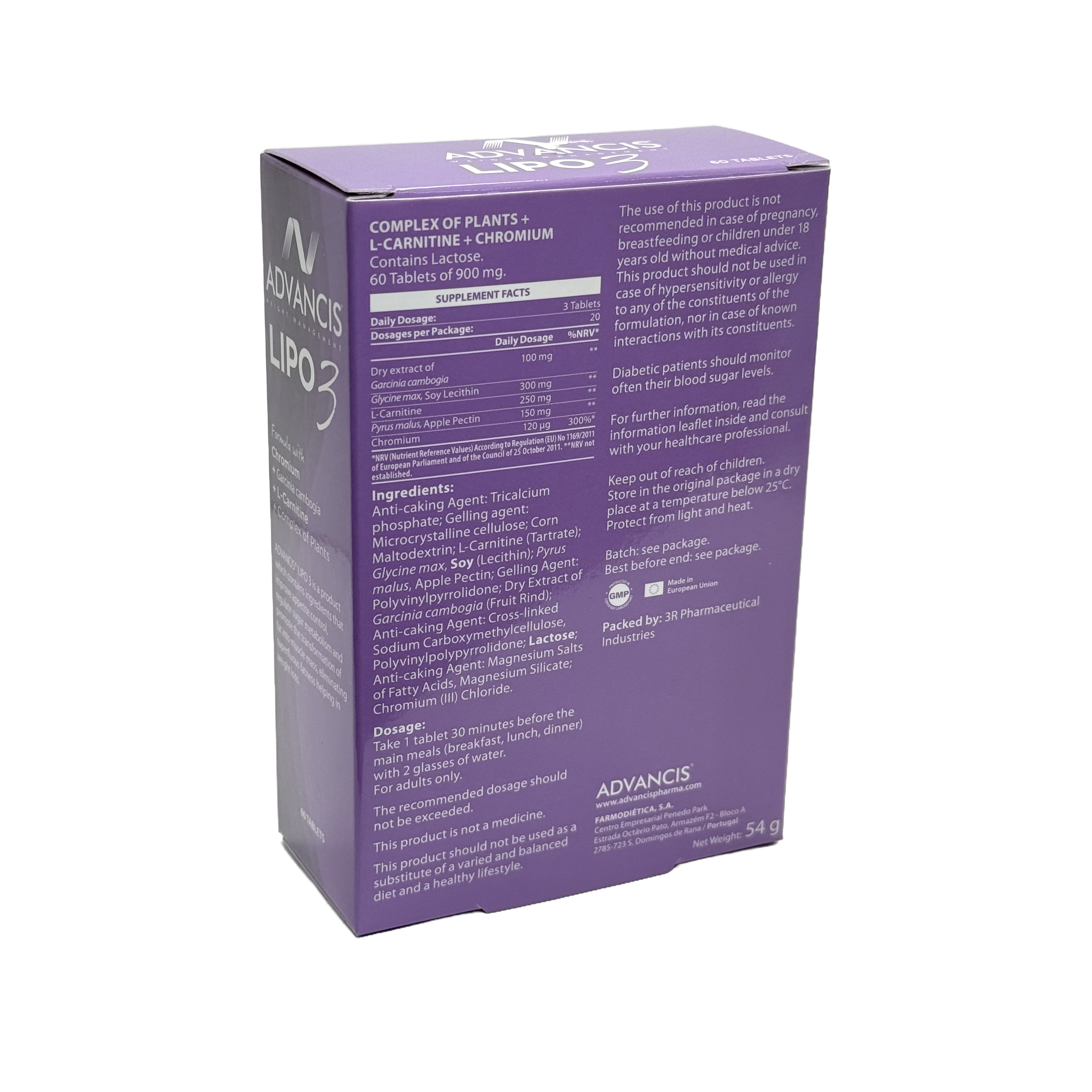Advancis Lipo 3 60 Tablets - أدفانسيس ليبو 3 60 قرص