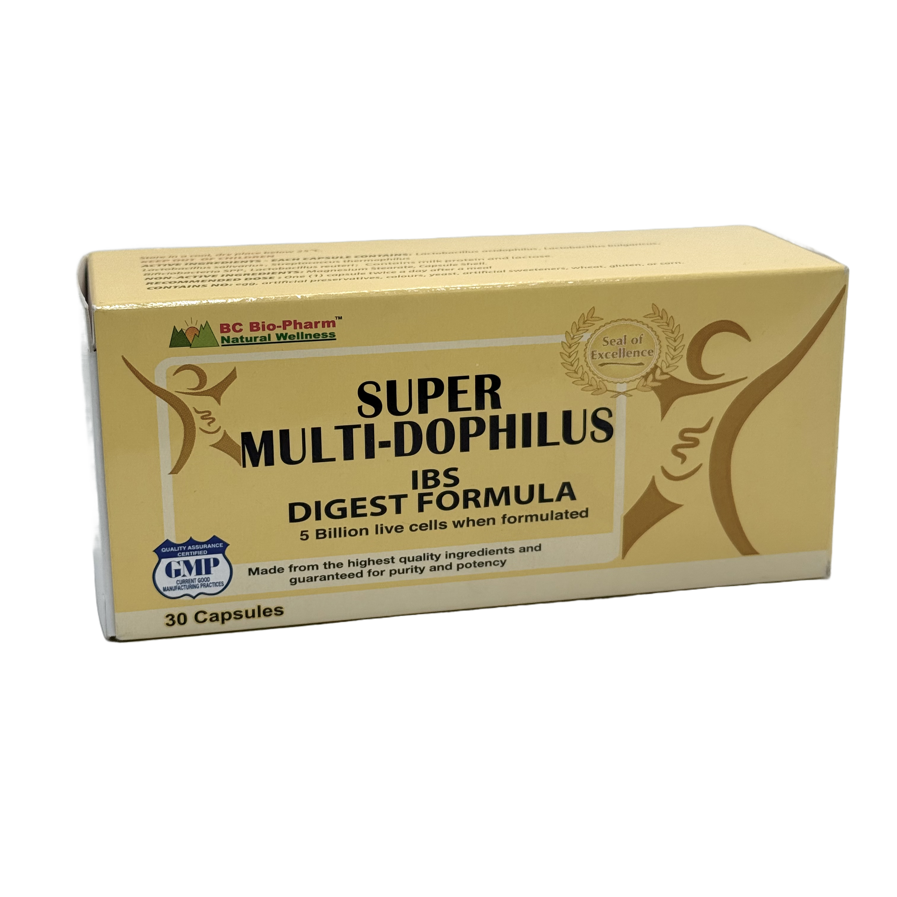 Super Multi Dophilus IBS Digest 30 Capsules - سوبر مالتي دوفيلوس آي بي إس دايجست 30 كبسولة