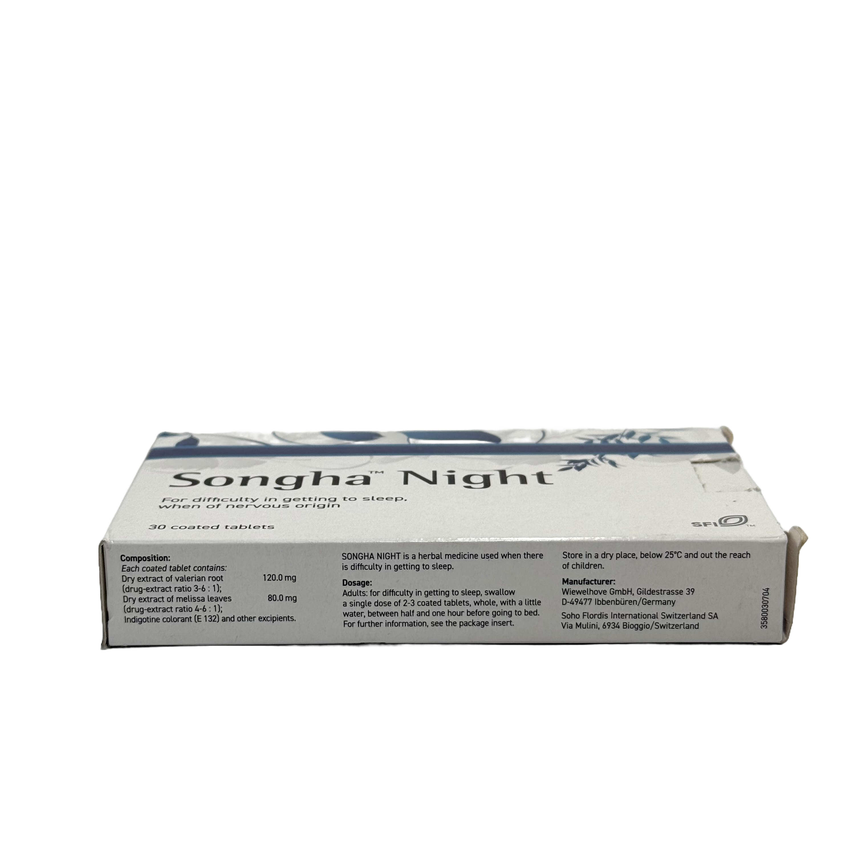 Songha Night Sleep 30 Tablet - سونغا نايت سليب 30 قرص