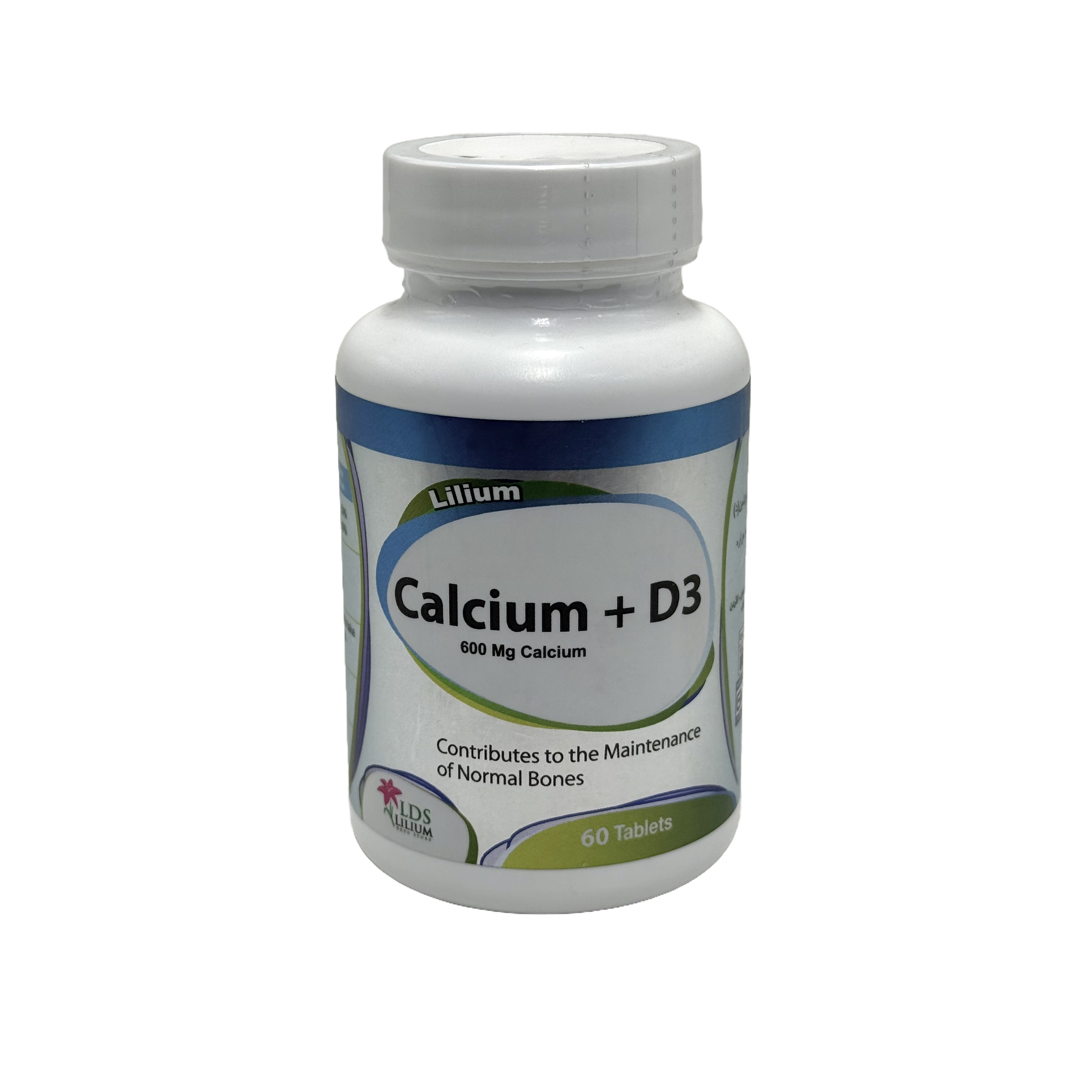 Lilium Calcium + Vitamin D3 60 Tablets - ليليوم كالسيوم + فيتامين د3 60 قرص