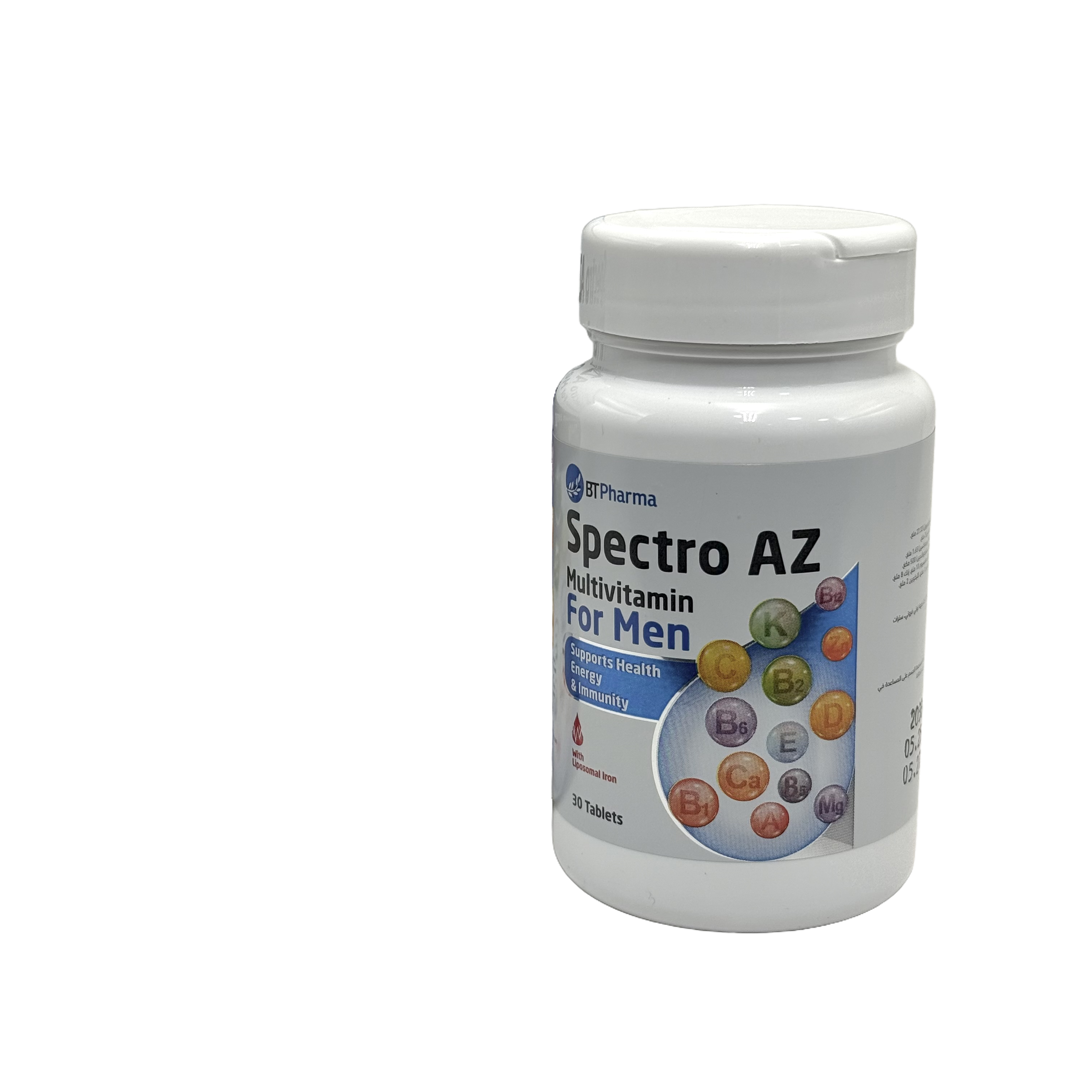 BTPharma Spectro AZ 30 Tablets - بي تي فارما سبيكترو اي زد 30 قرص للرجال