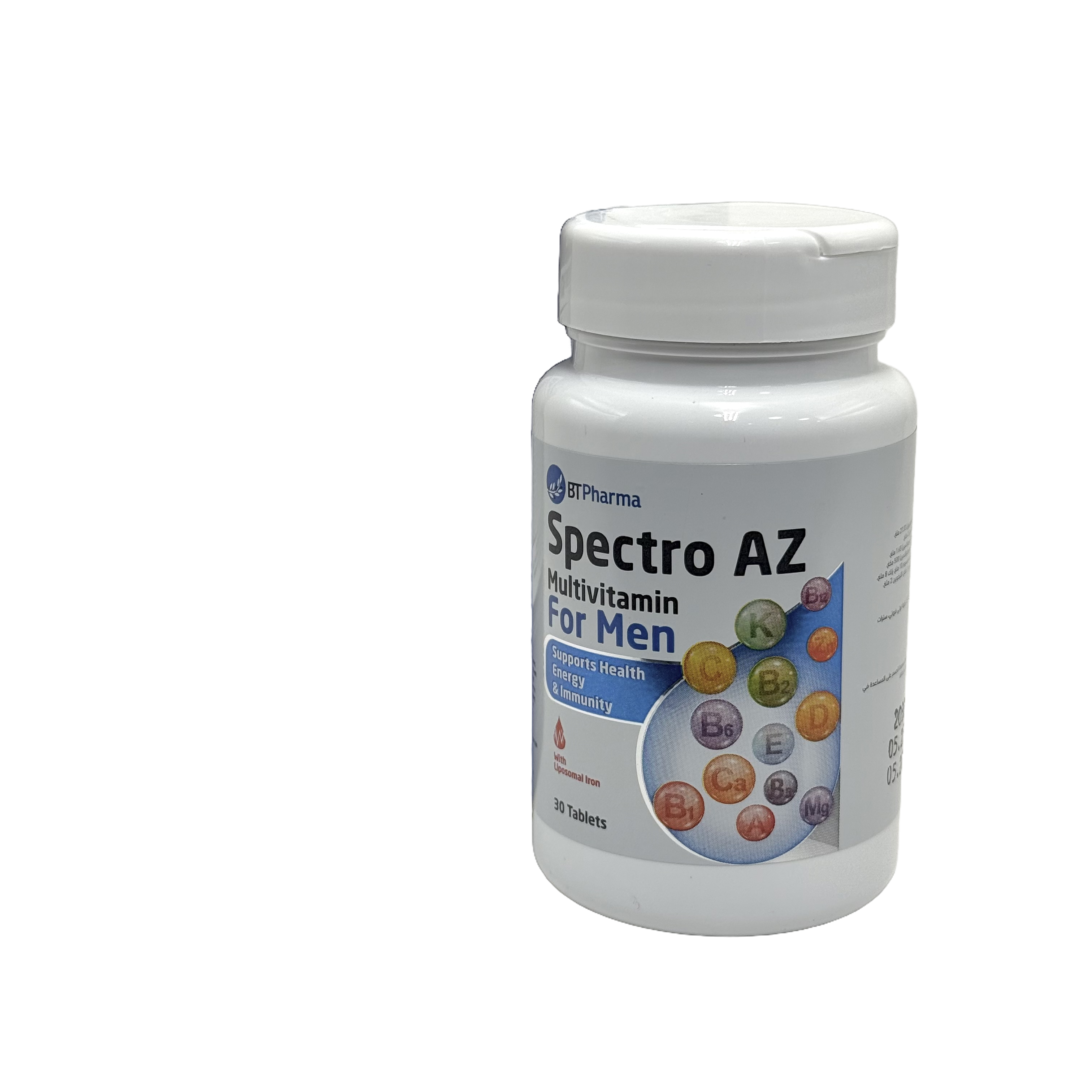 BTPharma Spectro AZ 30 Tablets - بي تي فارما سبيكترو اي زد 30 قرص للرجال