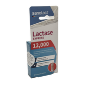 Sanotact Lactase Express 12000 Unit 40 Chewable Tablets - سانوتاكت لاكتاز إكسبريس 12000 وحدة 40 قرص للمضغ