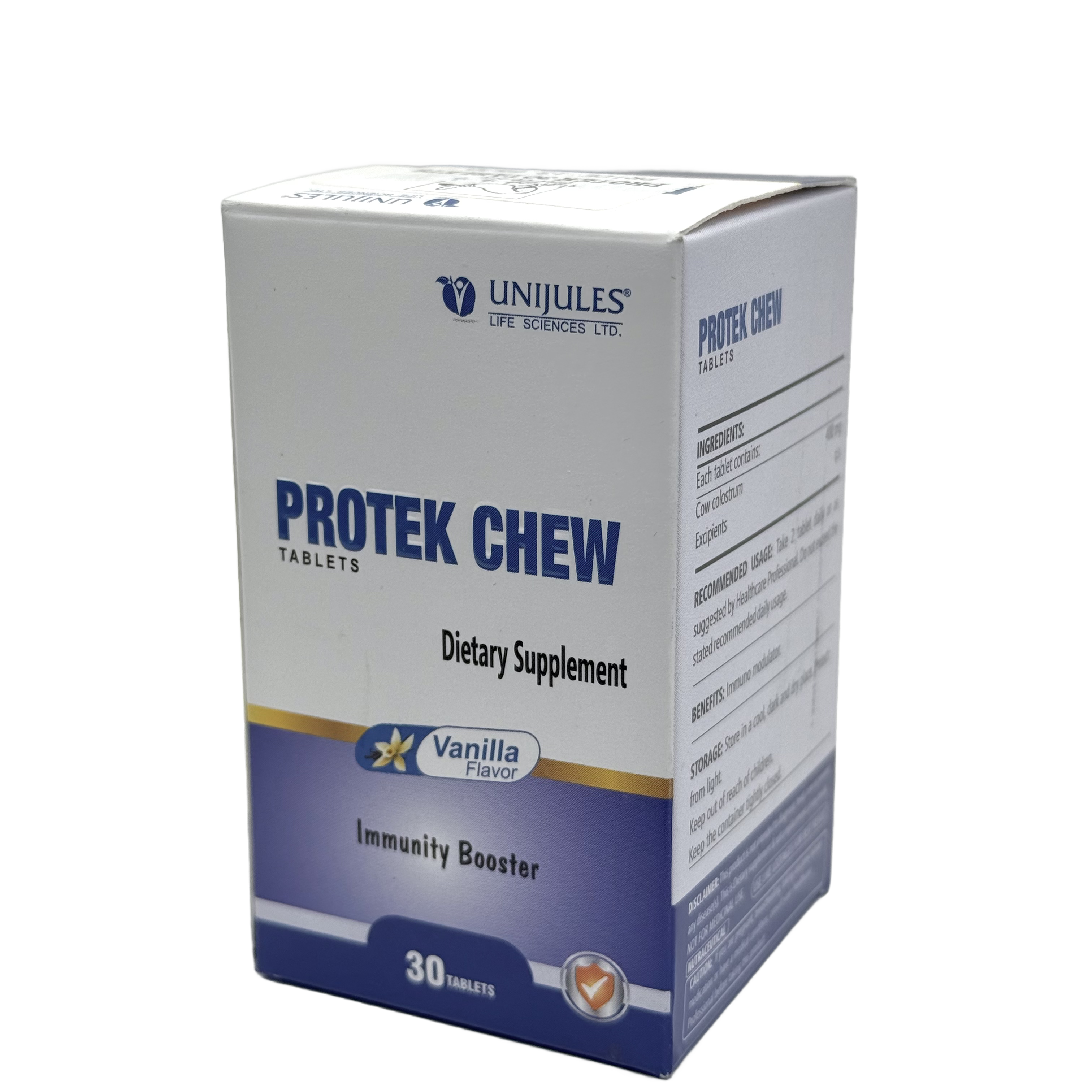 UNIJULES Protek 30 Chewable Tablets - يونيجولز بروتيك 30 قرص قابل للمضغ