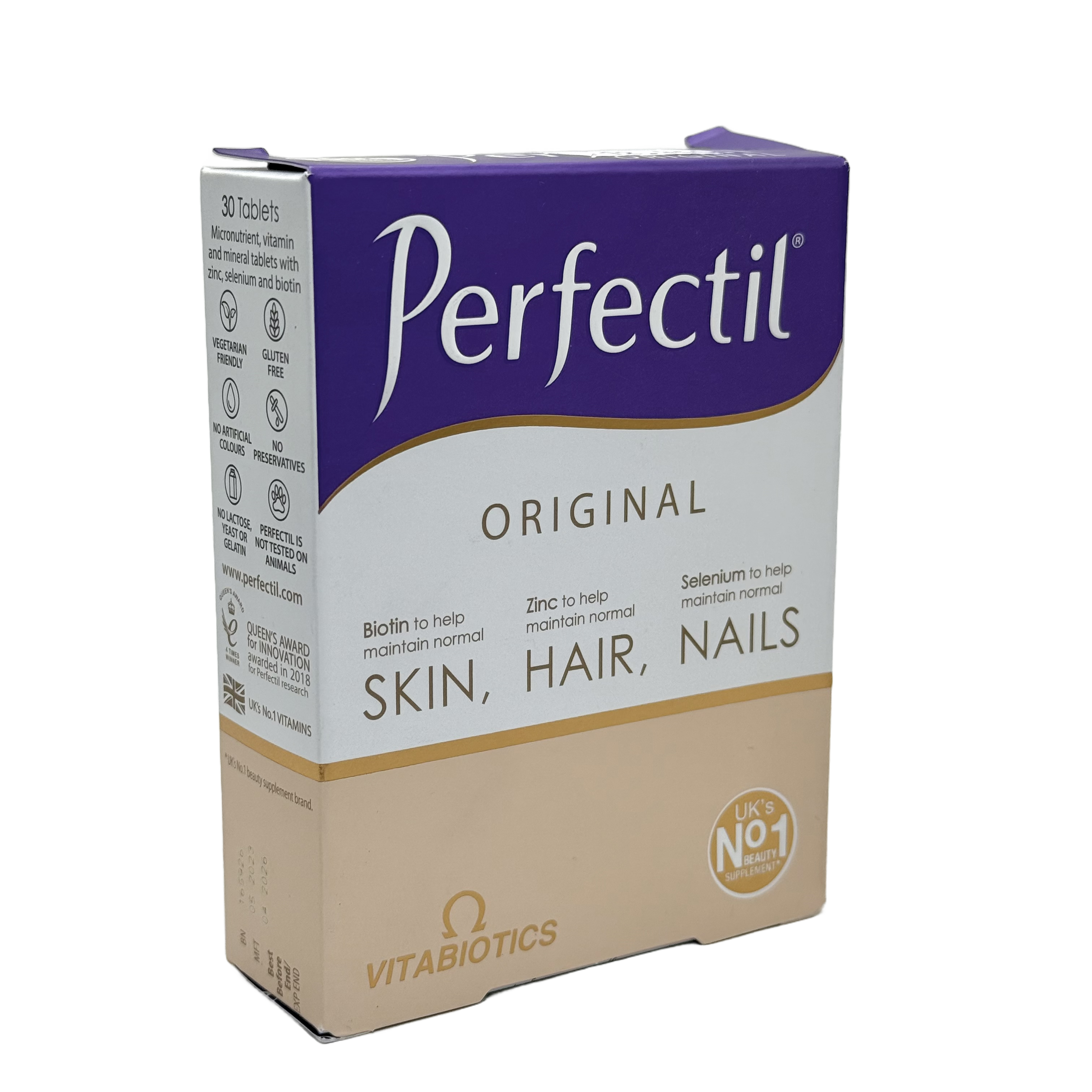 Vitabiotics Perfectil Original 30 Tablets - فيتابيوتكس بيرفكتيل أوريجينال 30 قرص