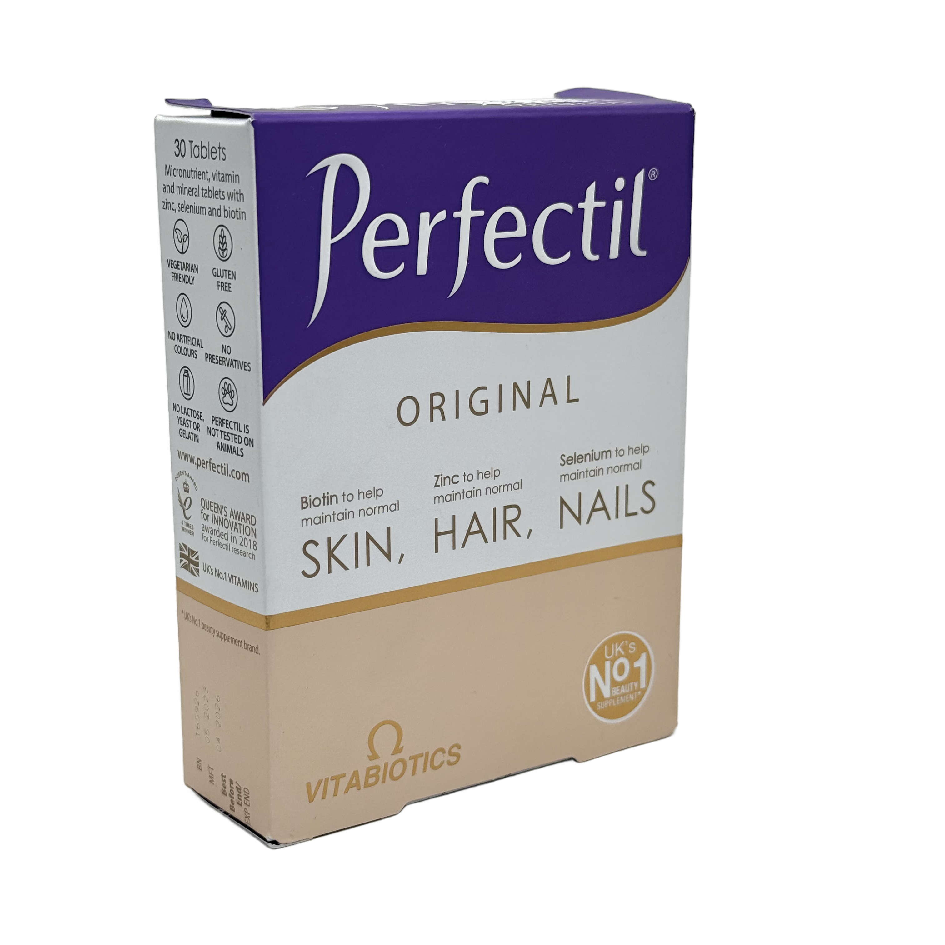 Vitabiotics Perfectil Original 30 Tablets - فيتابيوتكس بيرفكتيل أوريجينال 30 قرص
