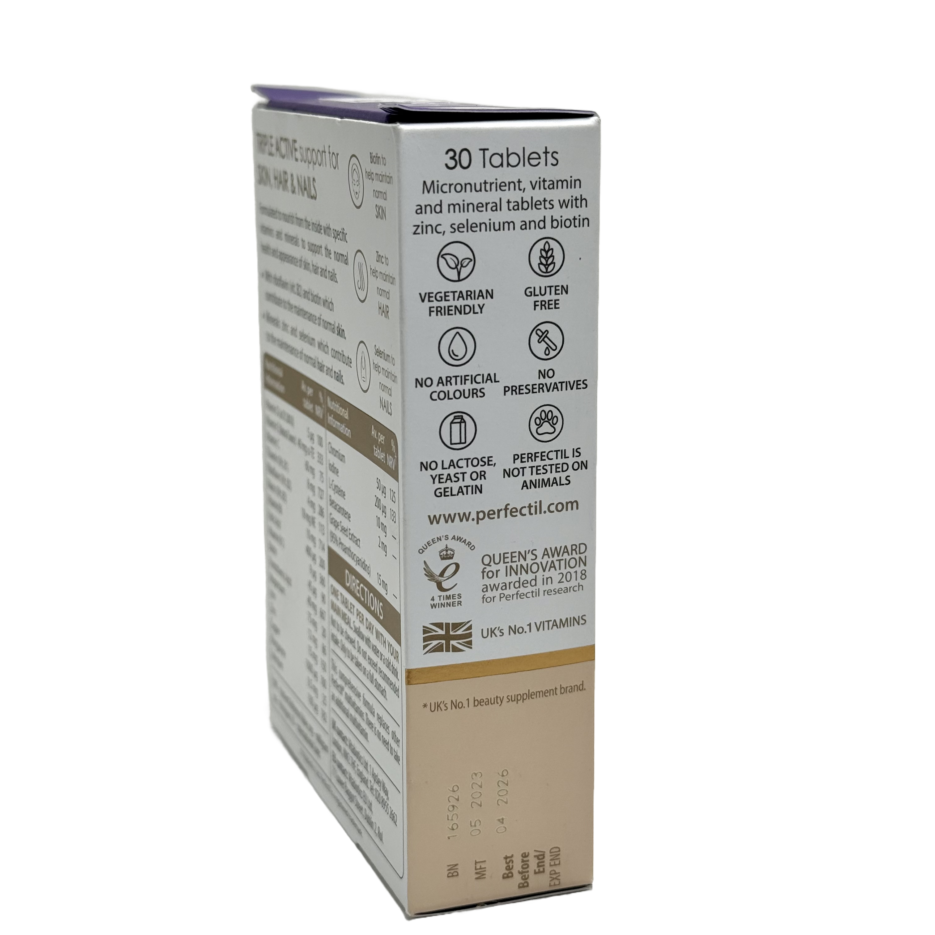 Vitabiotics Perfectil Original 30 Tablets - فيتابيوتكس بيرفكتيل أوريجينال 30 قرص