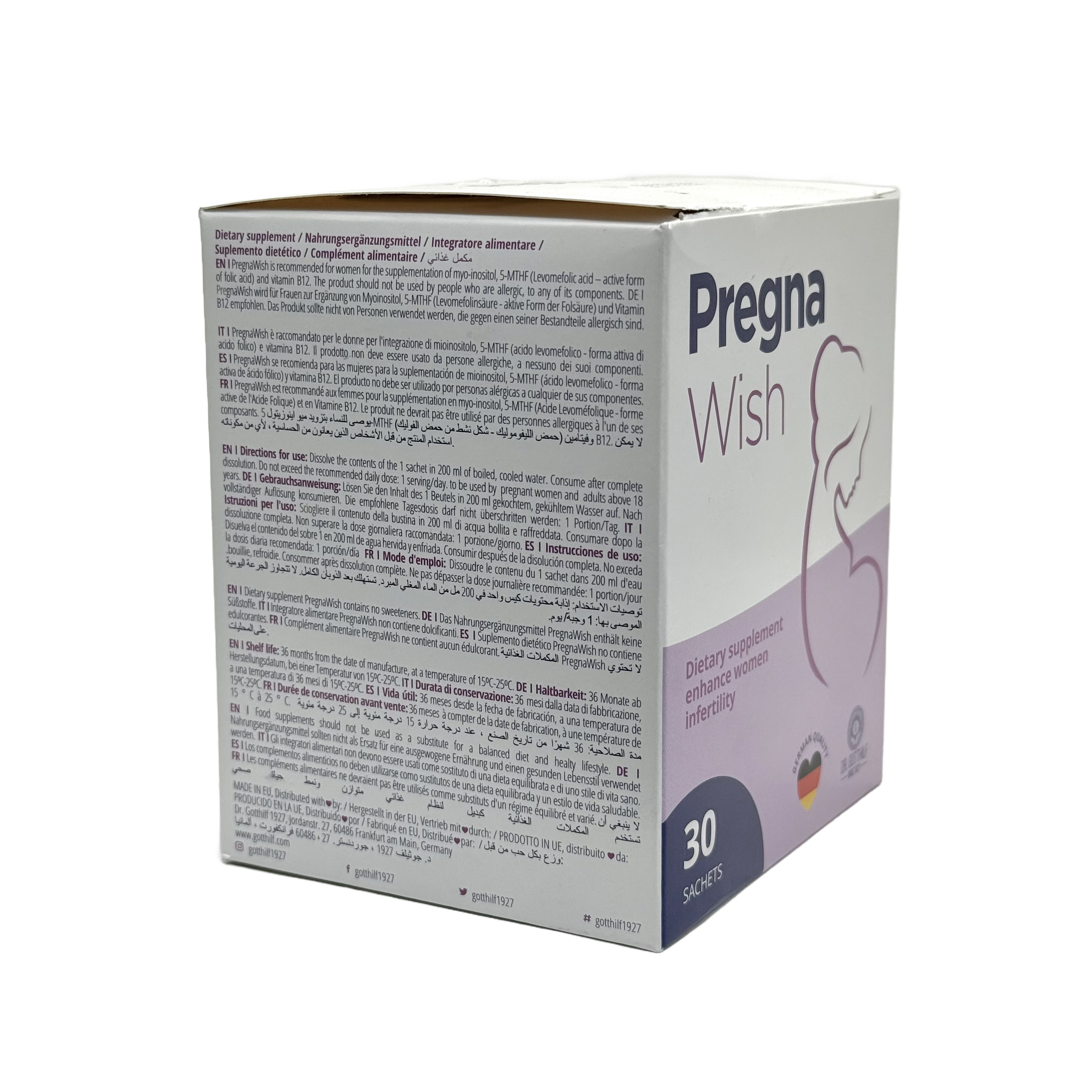PREGNA WISH 30 Sachets - برغنا ويش 30 كيس