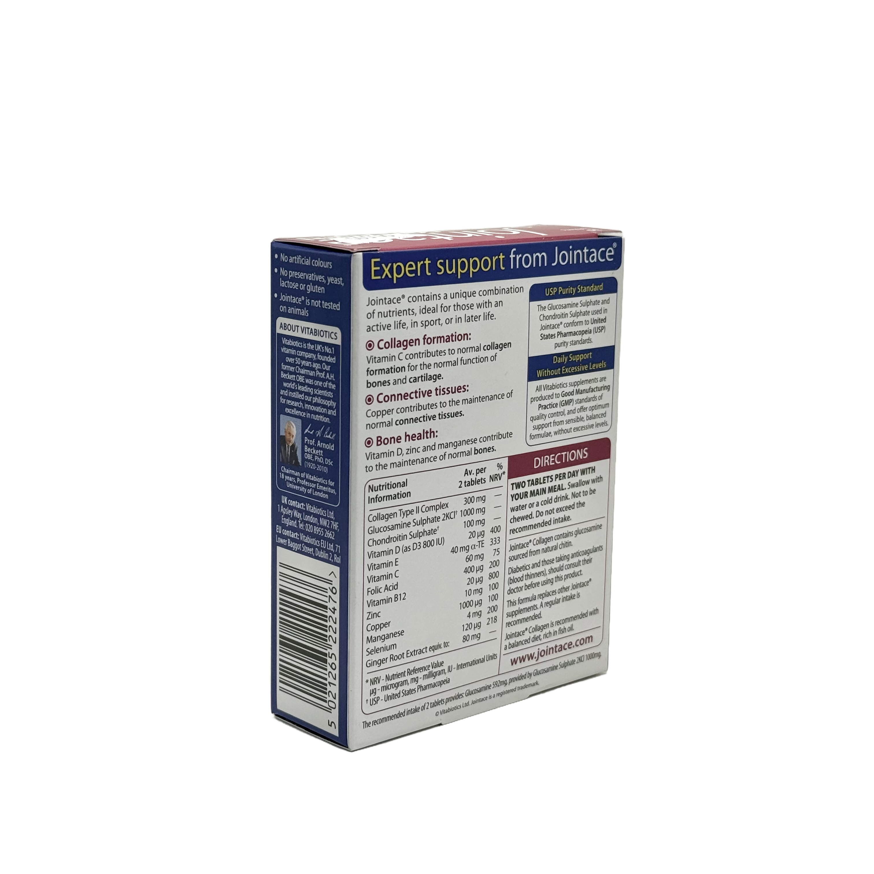 Vitabiotics Jointace Collagen 30 Tablets - فيتابيوتكس جوينتيس كولاجين 30 قرص