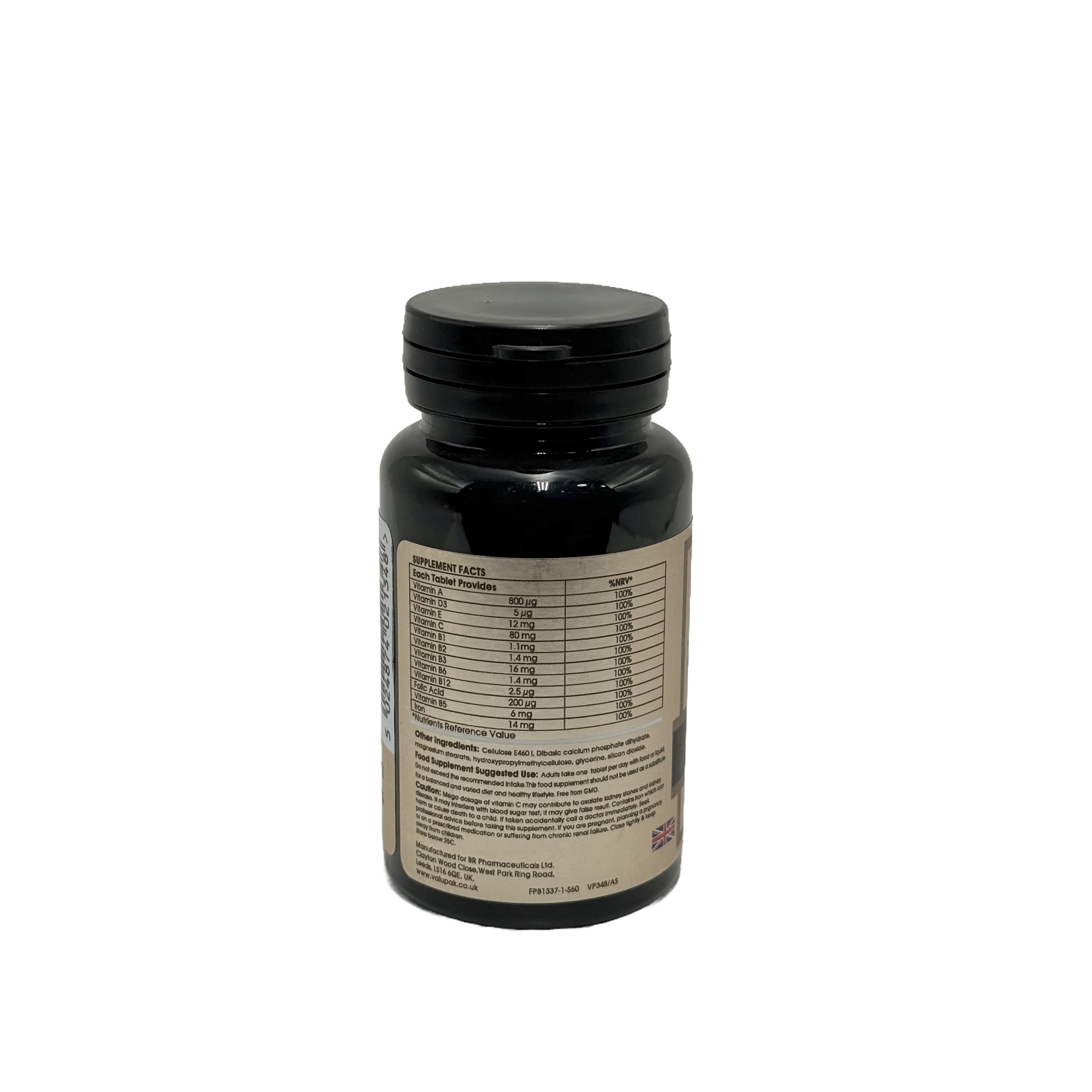 Valupak Multivitamin And Iron 60 Tablets - فالوباك ملتي فيتامين مع الحديد 60 قرص