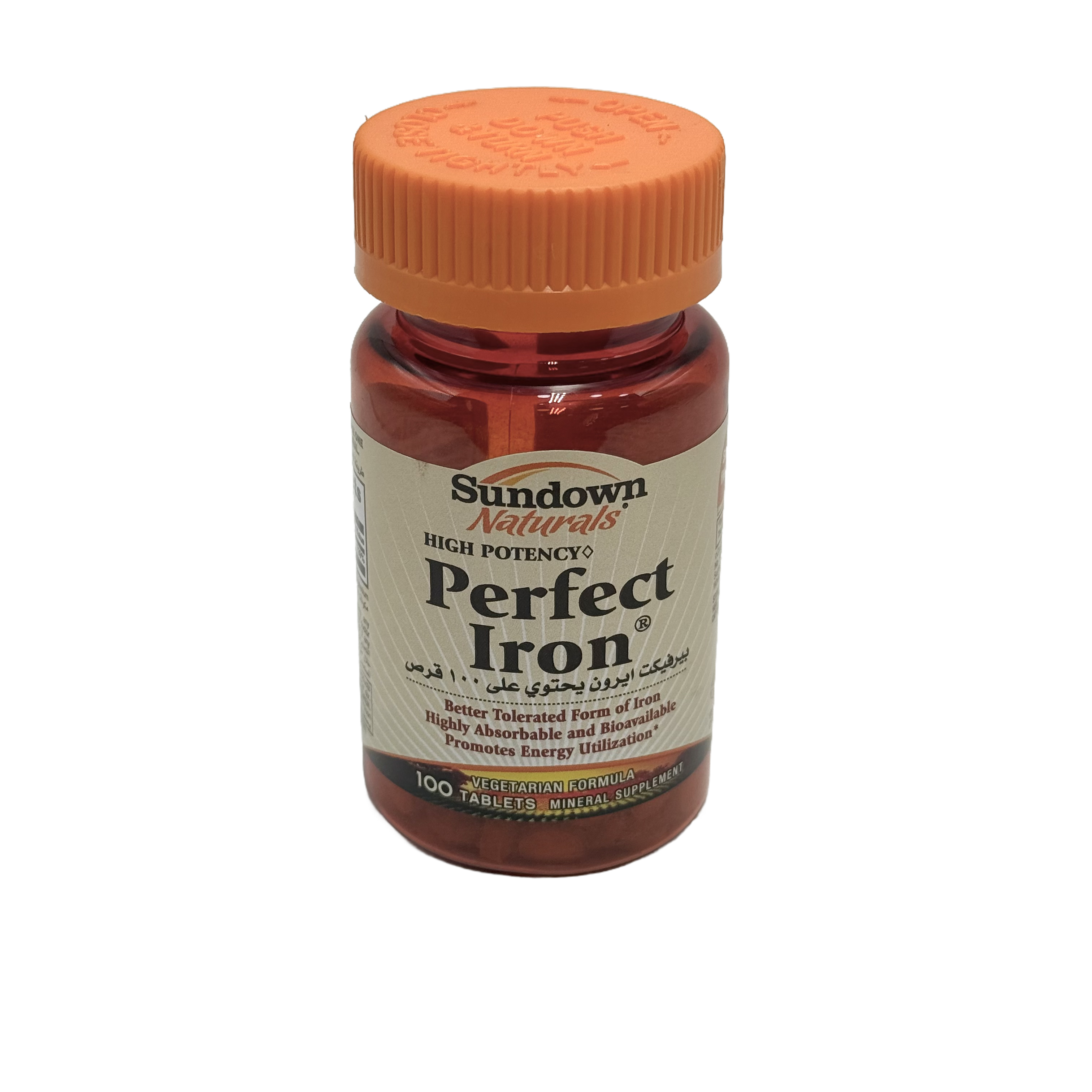 Sundown Perfect Iron 25 mg 100 Tablet - سن داون بيرفكت آيرون 25 ملغ 100 قرص
