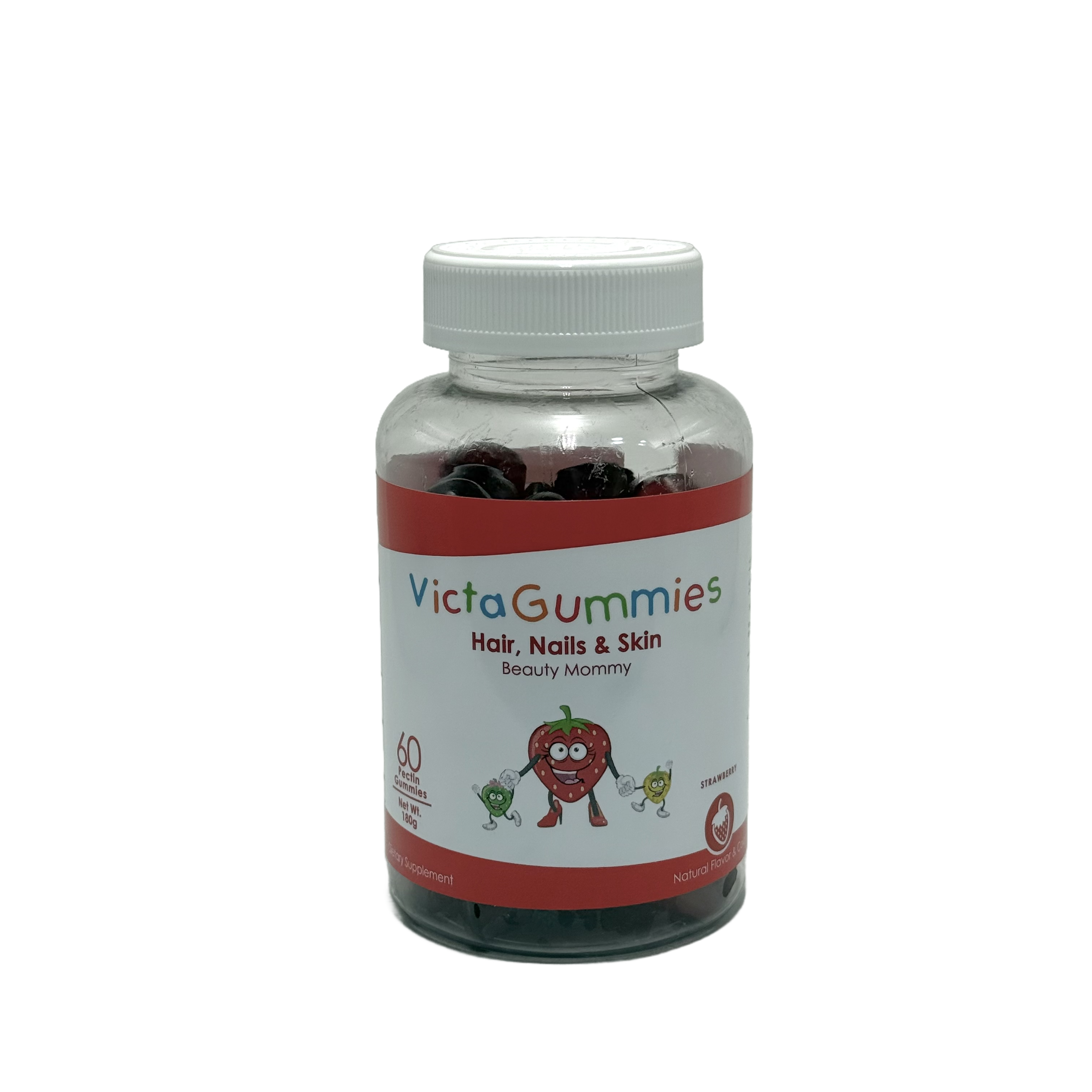 Victa Gummies Hair Skin Nails 60 Pectin Gummies - فيكتا جاميز هير سكين نايلز 60 علكة بكتين