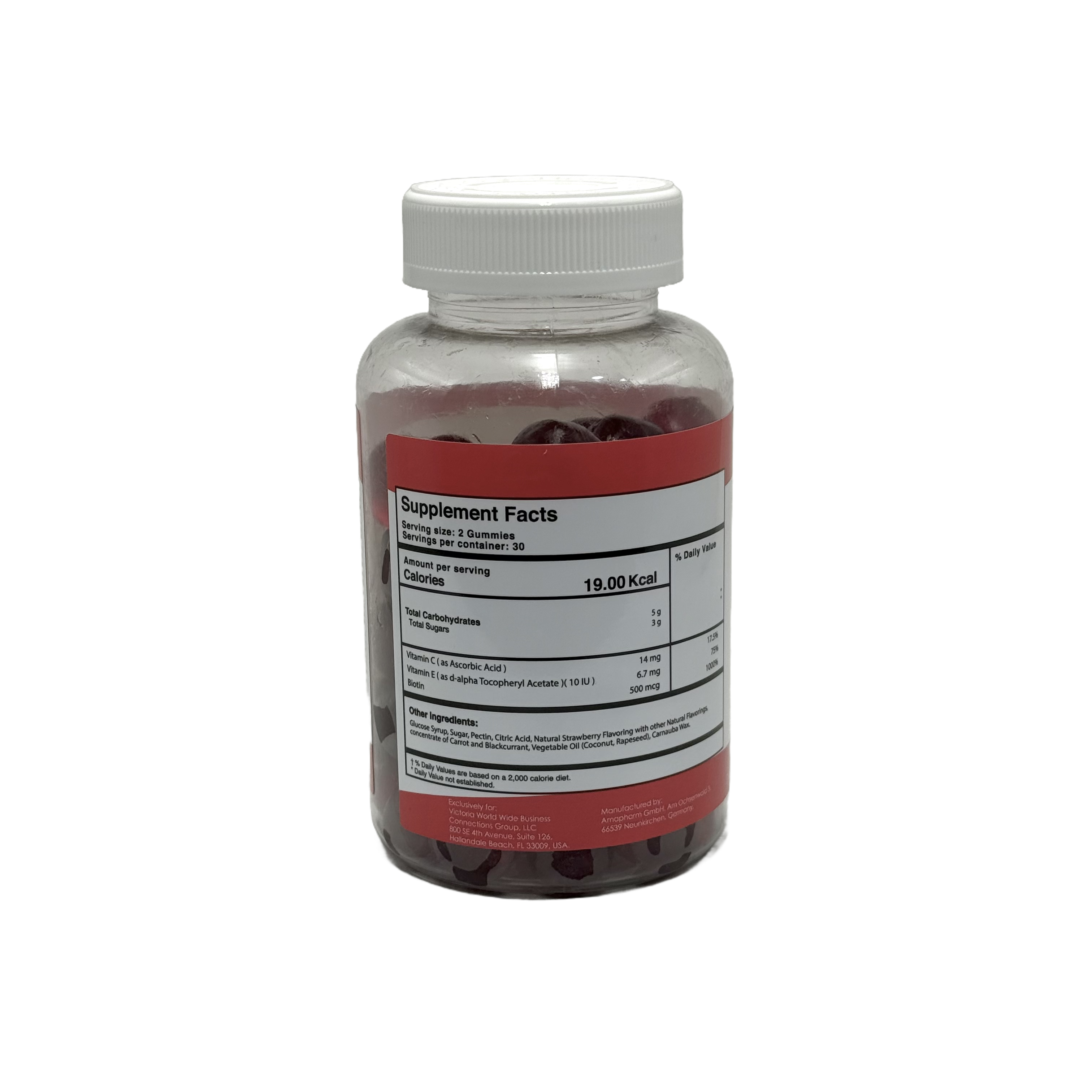 Victa Gummies Hair Skin Nails 60 Pectin Gummies - فيكتا جاميز هير سكين نايلز 60 علكة بكتين