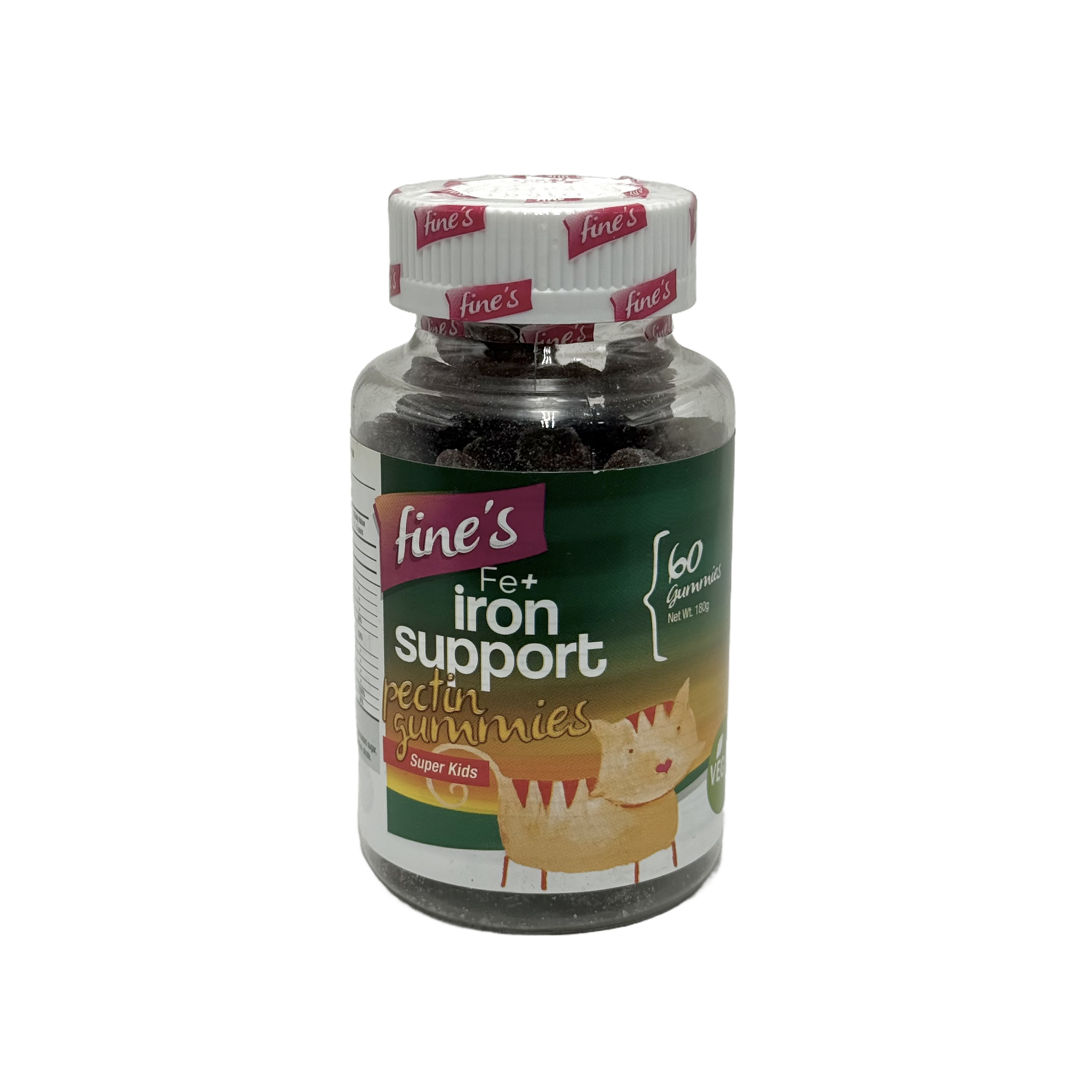 Fines Fe+ Iron Support 60 Gummies - فاينز في بلس آيرون سبورت 60 علكة