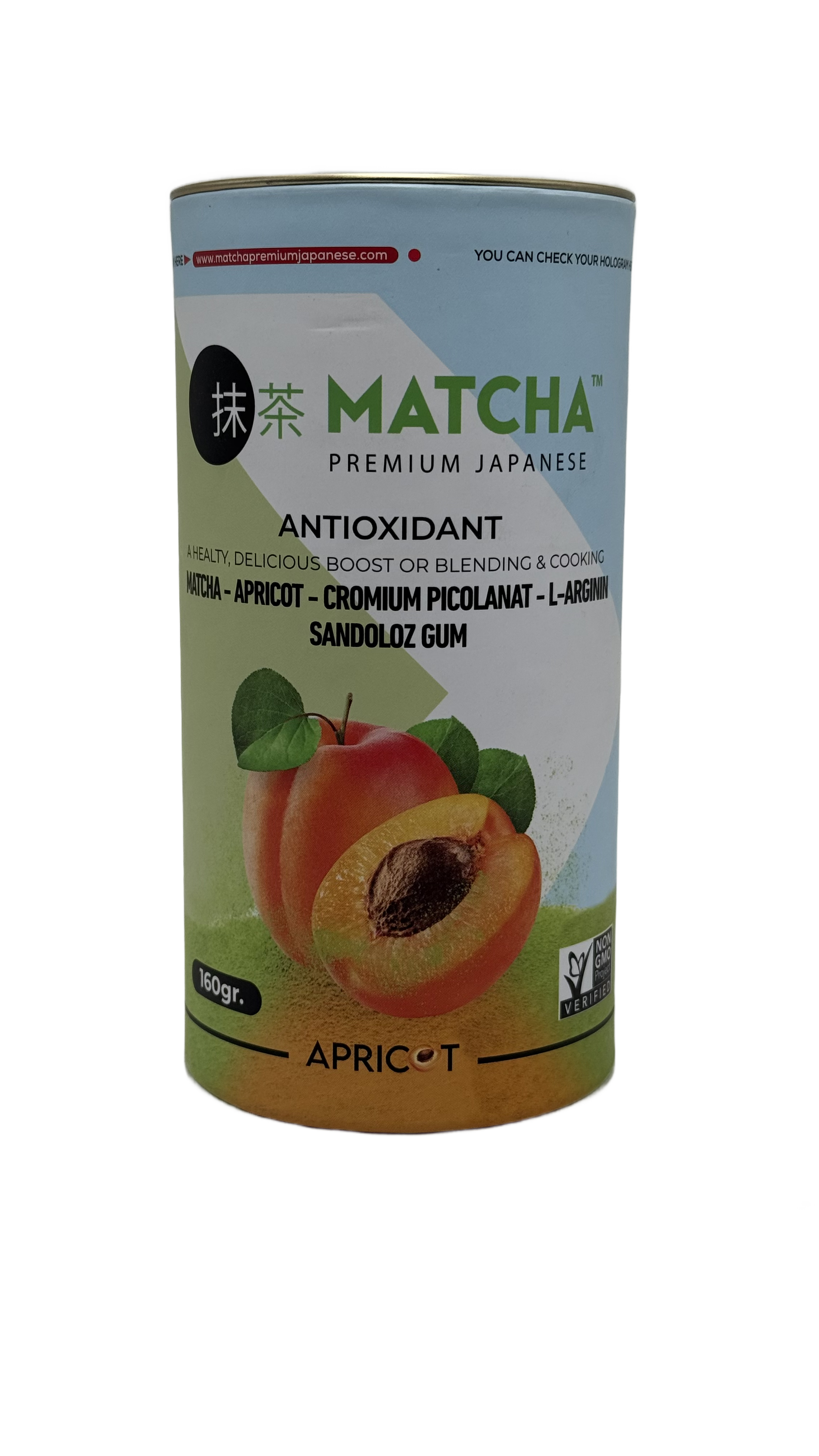 Matcha Premium Japanese Apricot Flavored Detox Tea 20 Sachets - شاي ماتشا بريميوم بنكهة المشمش الياباني 20 كيس