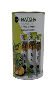 Matcha Premium Japanese Bromelain Flavored Detox Tea 20 Sachets - شاي ماتشا بريميوم بنكهة البروميلين الياباني 20 كيس