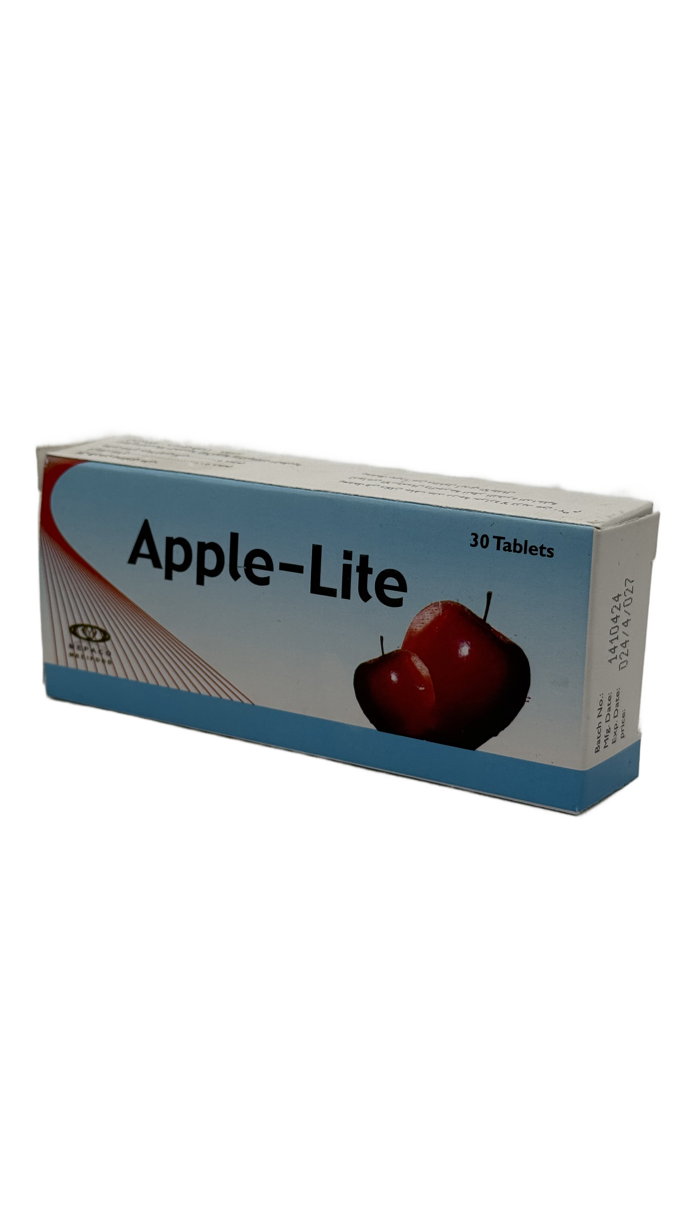 Apple Lite Digestive Supplement 30 Tablets - ابل لايت مكمل للهضم 30 قرص