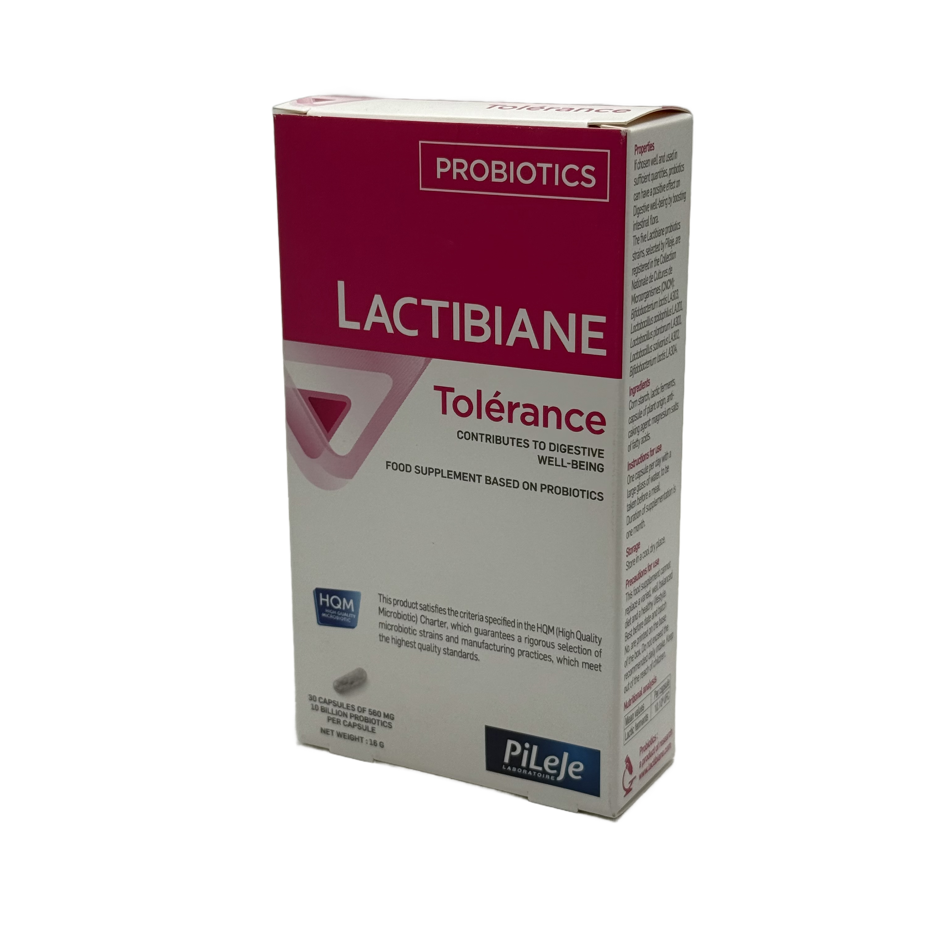 Lactibiane Tolerance 30 Capsules - لاكتيبيان توليرانس 30 كبسولة