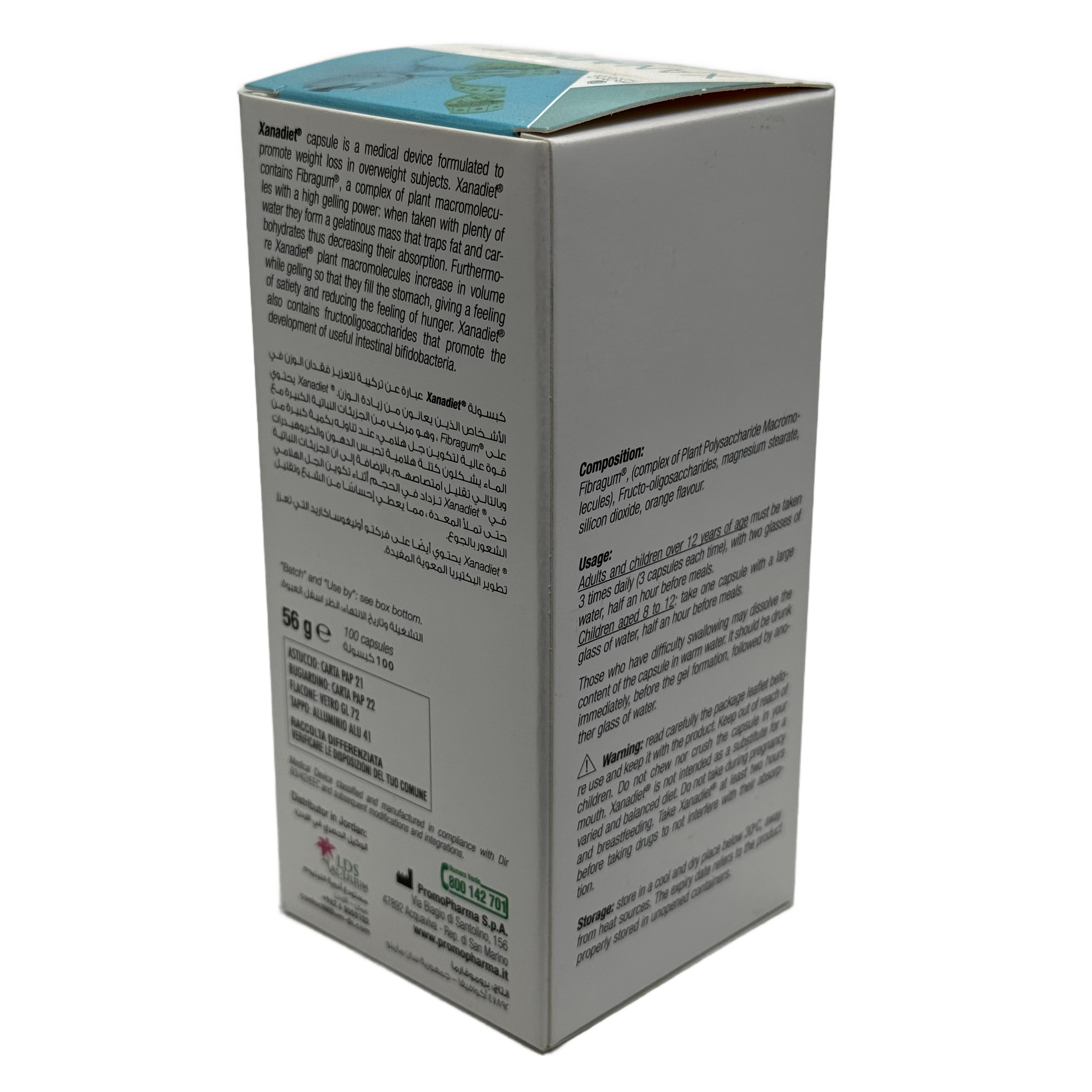 PROMOPHARMA XANADIET 100 Capsules - بروموفارما زاناديت 100 كبسولة
