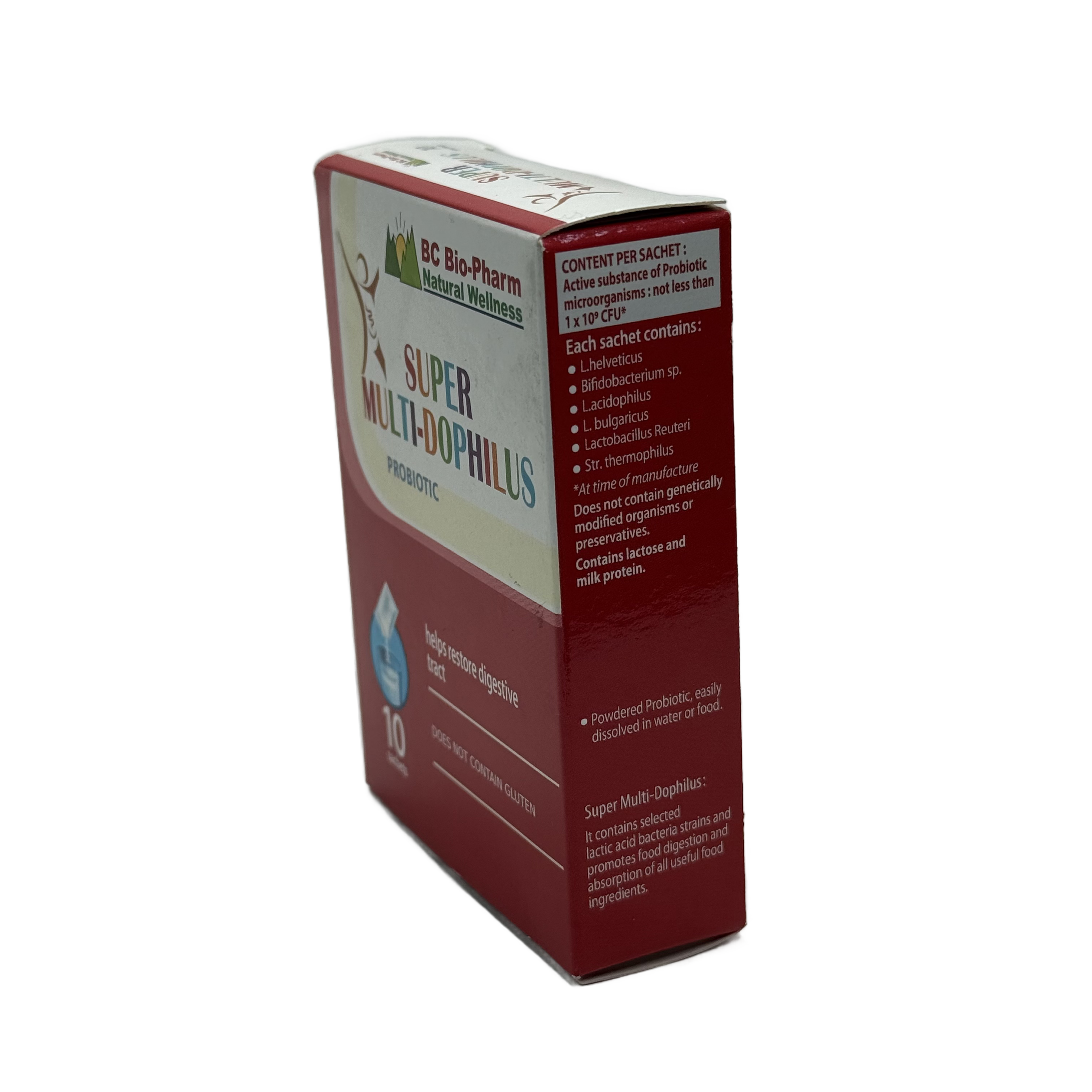 Bio-Pharm Super Multi-Dophilus Kids 10 Sachets - بيو فارم سوبر مالتي دوفيلوس كيدز 10 أكياس