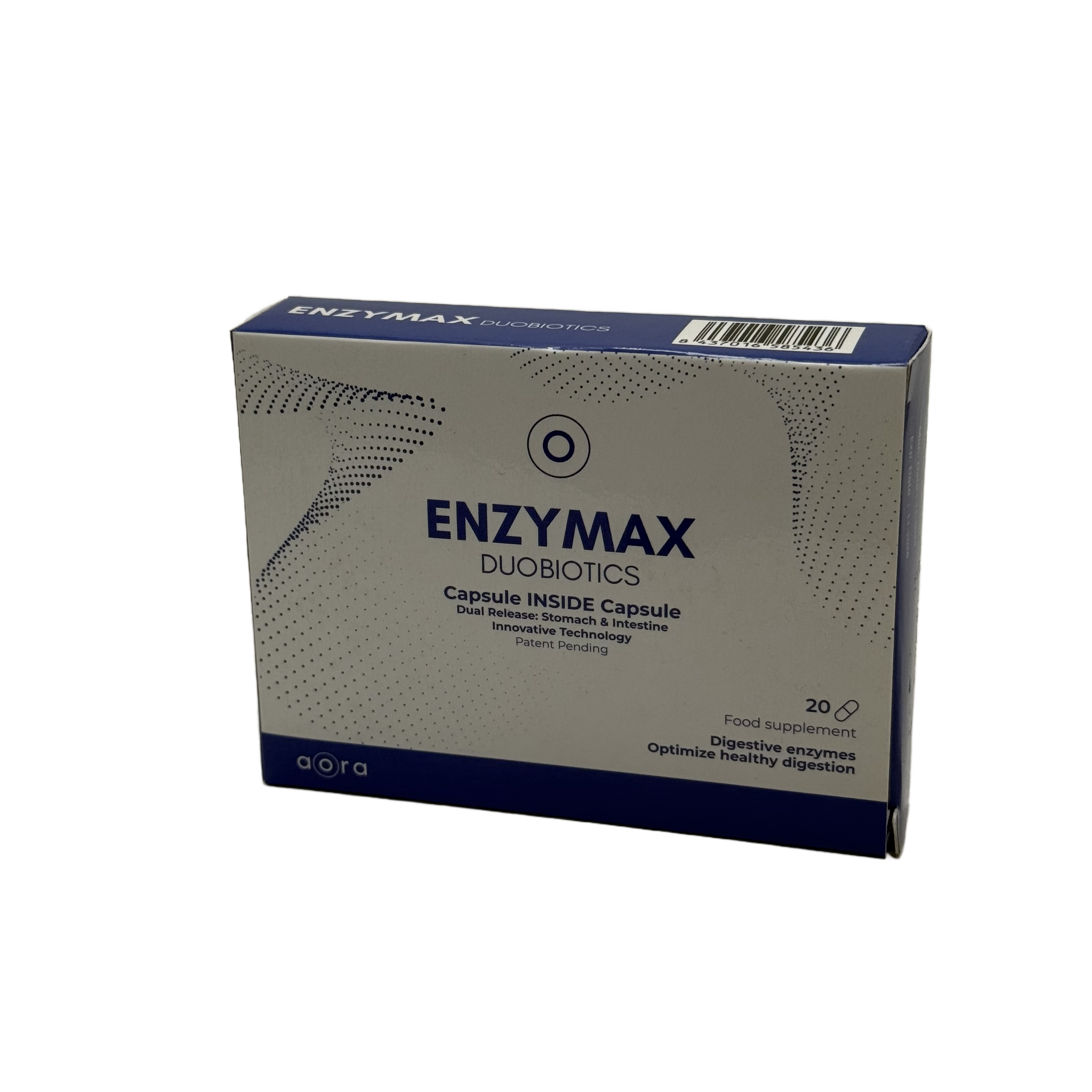 Aora Enzymax DuoBiotics 20 Capsules  - أورا إنزيماكس ديوبيوتيكس 20 كبسولة