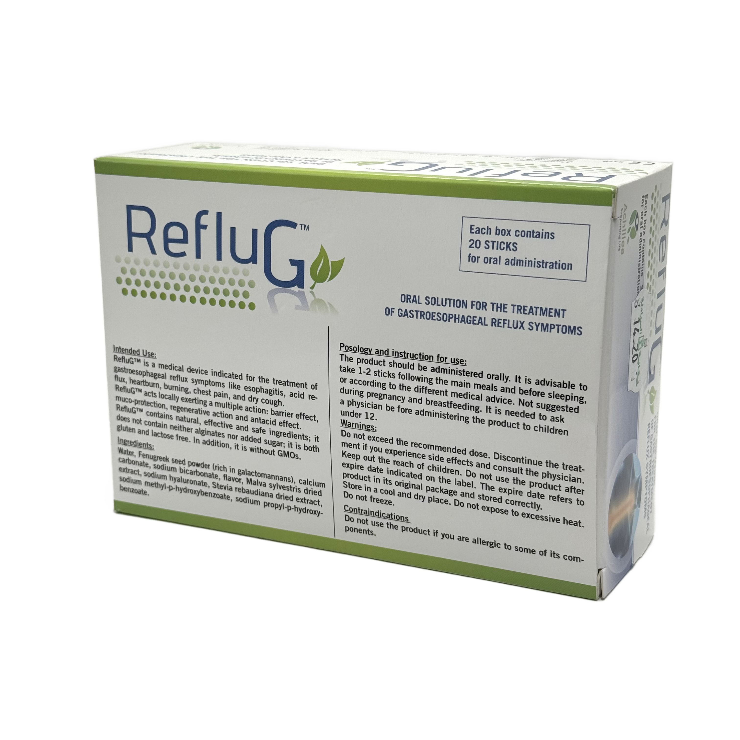 Reflug 20 Sticks - ريفلوغ 20 مغلف فموي