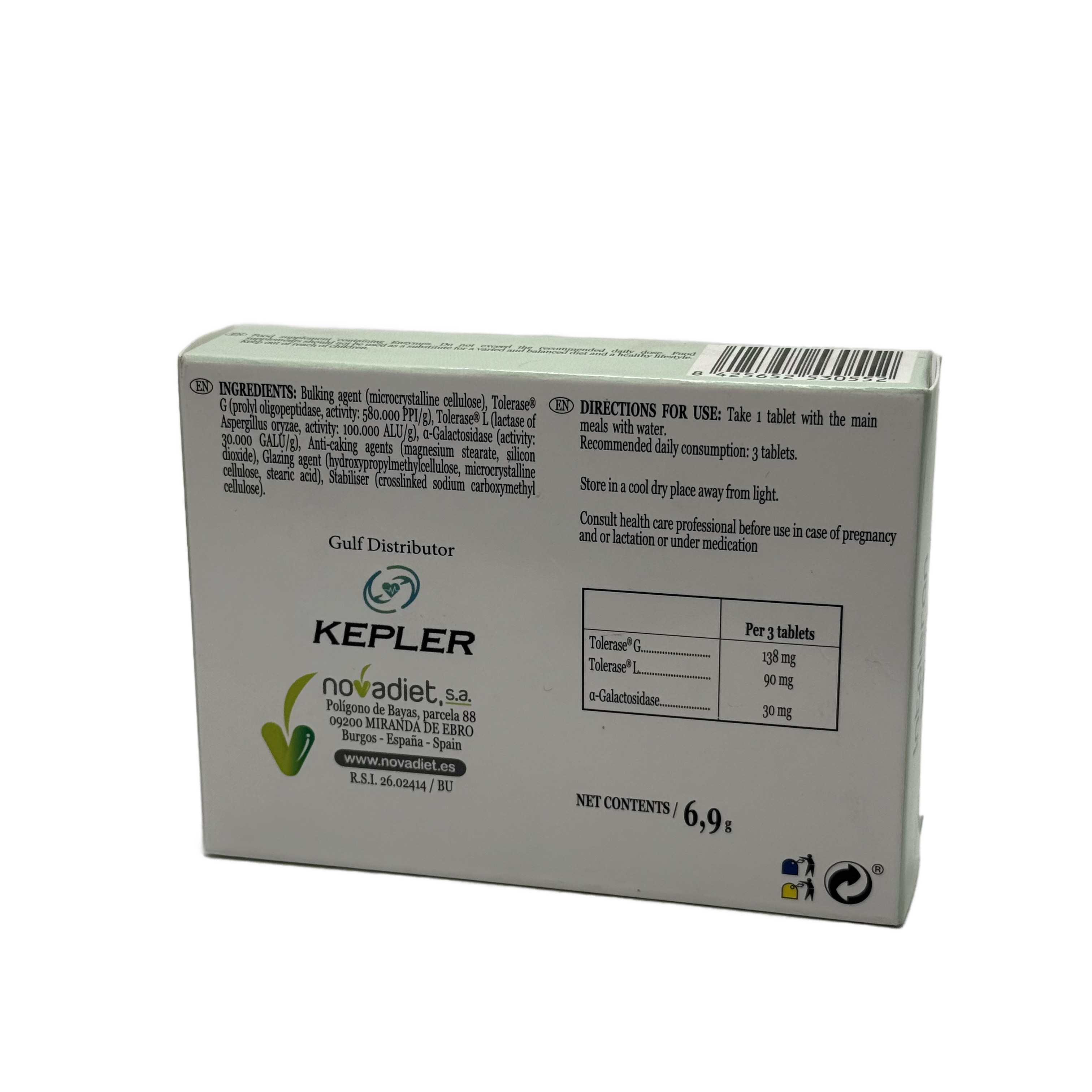 Intoleran Enzymes 30 Tablets - إنتوليران إنزيمز 30 قرص