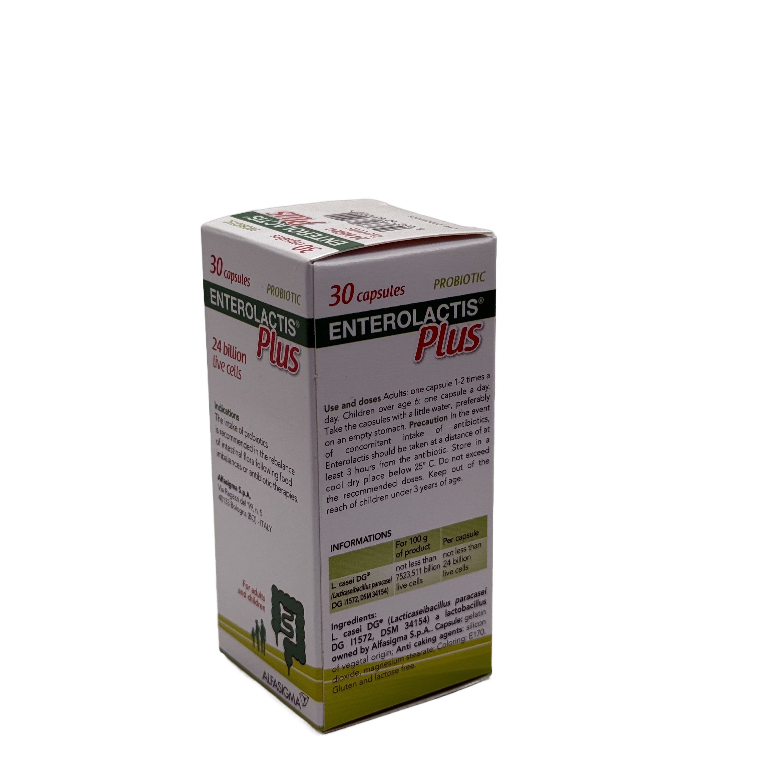 Enterolactis Plus 30 Capsules - إنتيرولاكتيس بلس 30 كبسولة