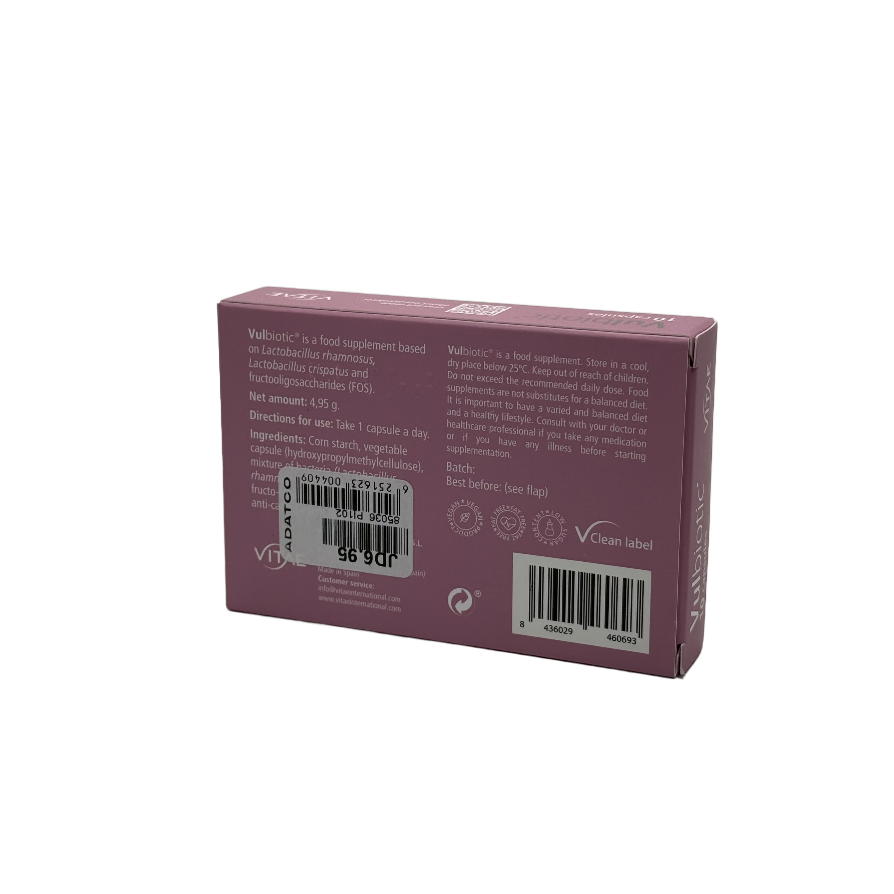 Vulbiotic 10 Capsules - فولبيوتك 10 كبسولات