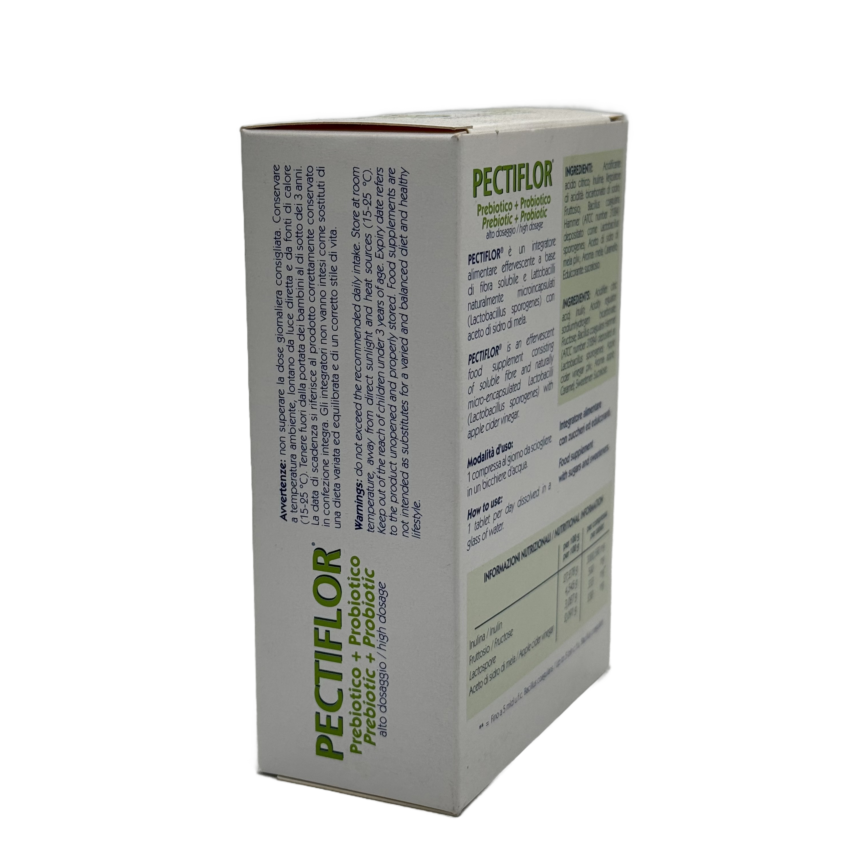 Pectiflor Probiotic 20 Effervescent Tablets - بيكتيفلور بروبيوتيك 20 أقراص فوارة