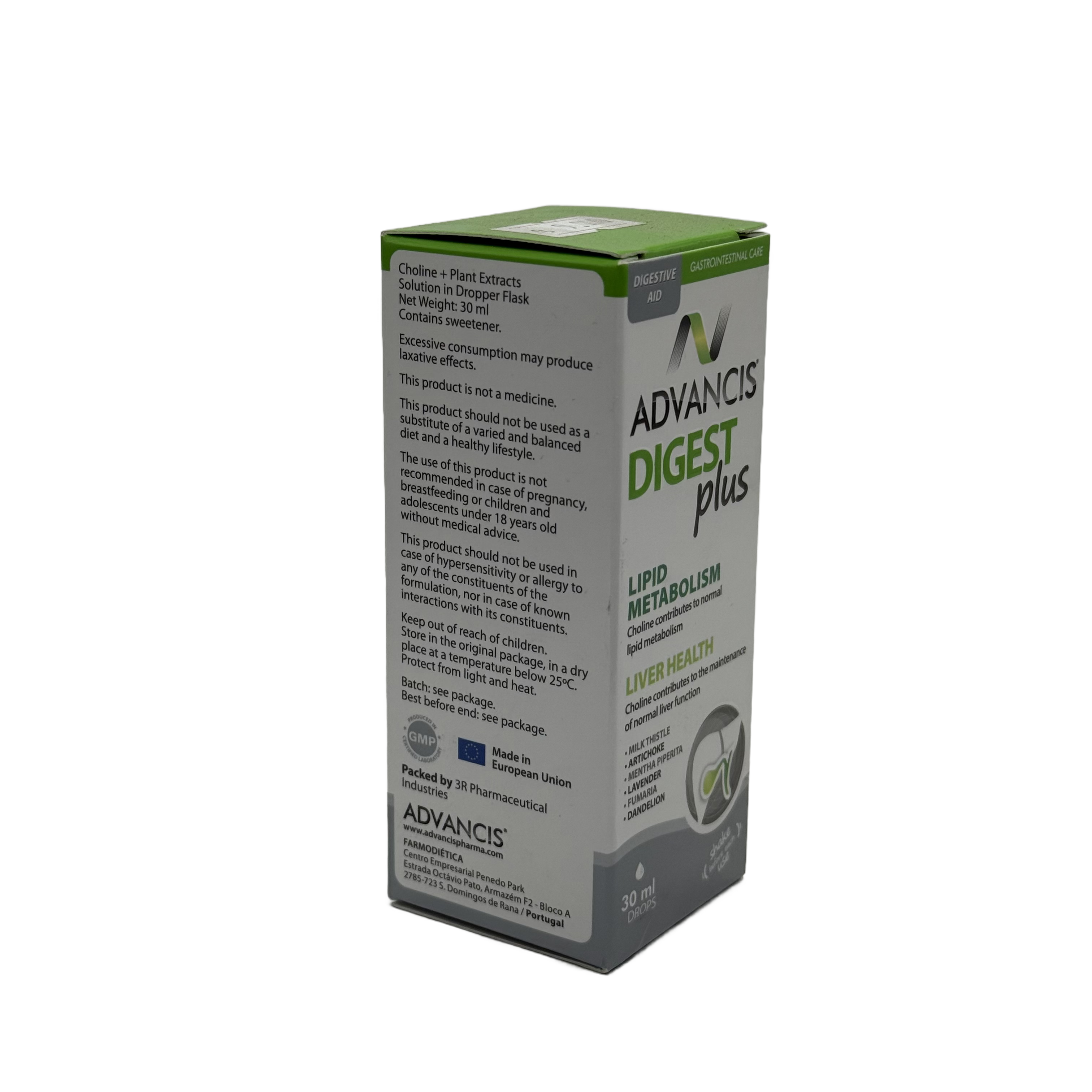 Advancis Digest Plus Drops 30ml - أدفانسيس دايجست بلس نقط 30 مل